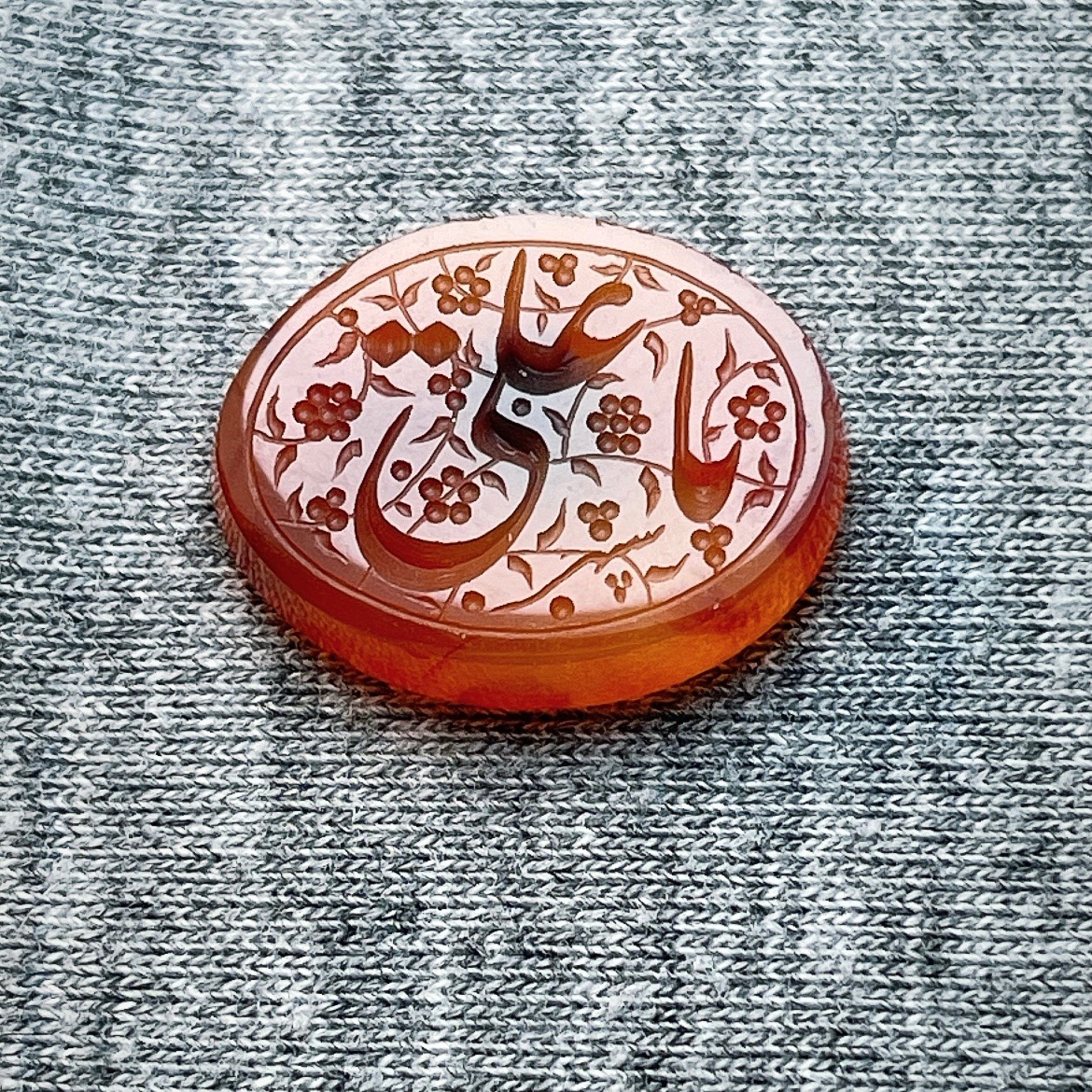 عقیق یمنی فوق العاده زیبا