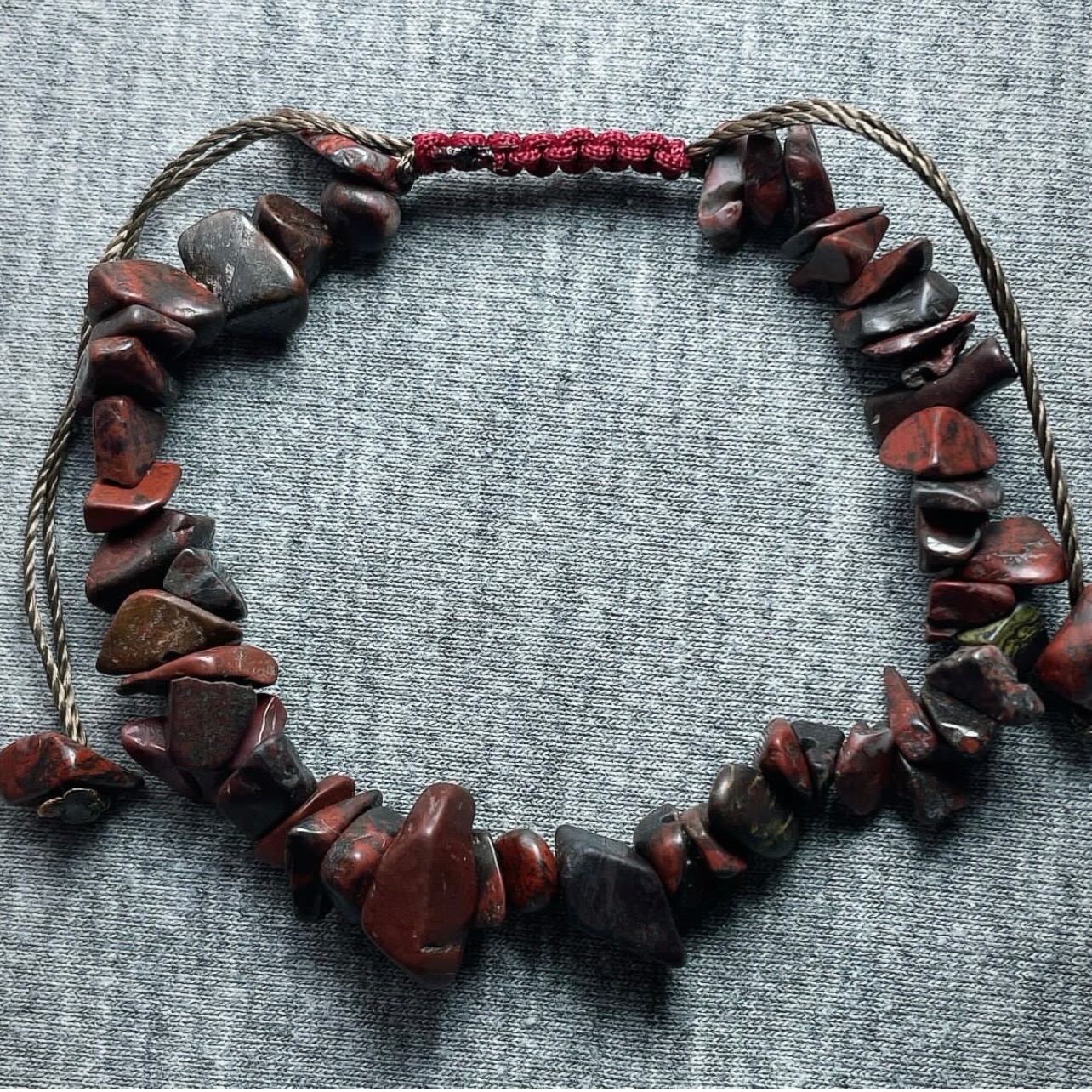 دستبند جاسپر ( سنگ خون )