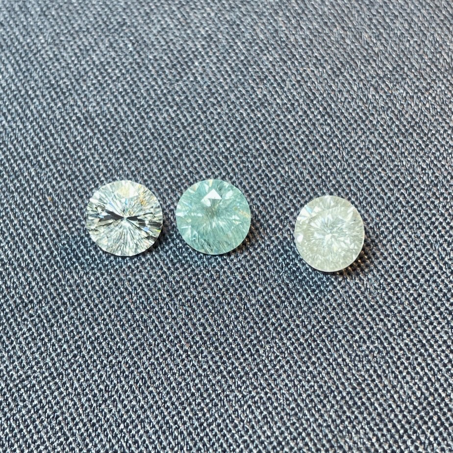 پک سه عدد موزانایت روسی سختی ده