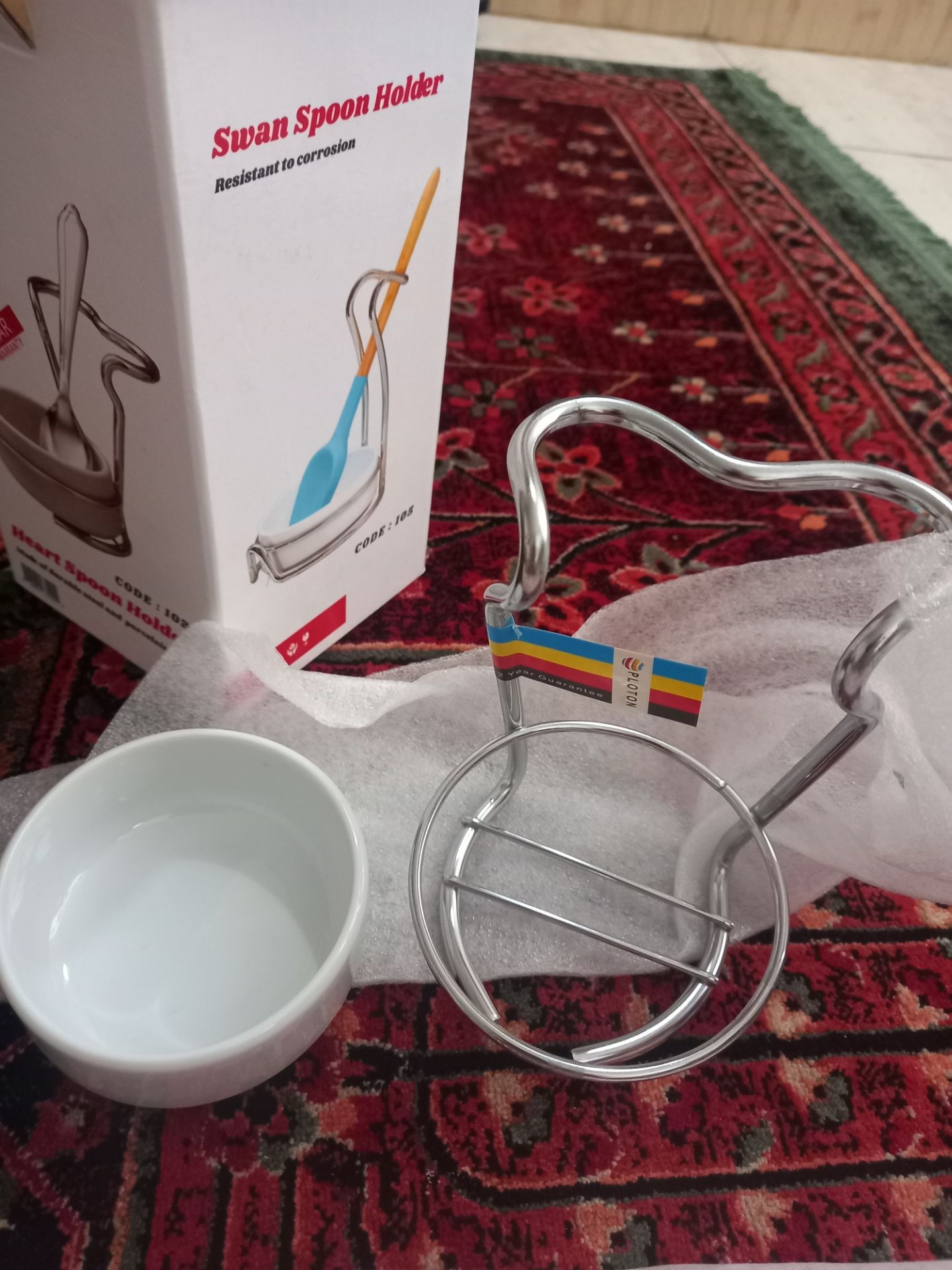 جا قاشقی نو و استفاده نشدجعبه متعلقات