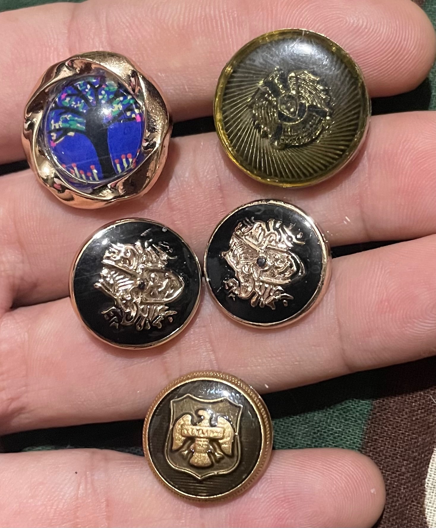 دکمه پلاستیکی  خارجی قدیمی