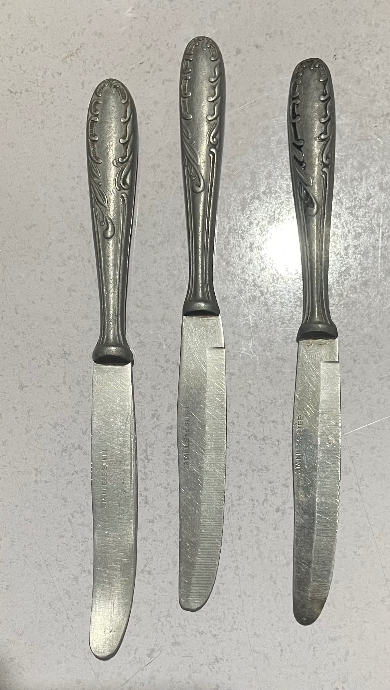 سه عدد چاقو قدیمی کلکسیونی