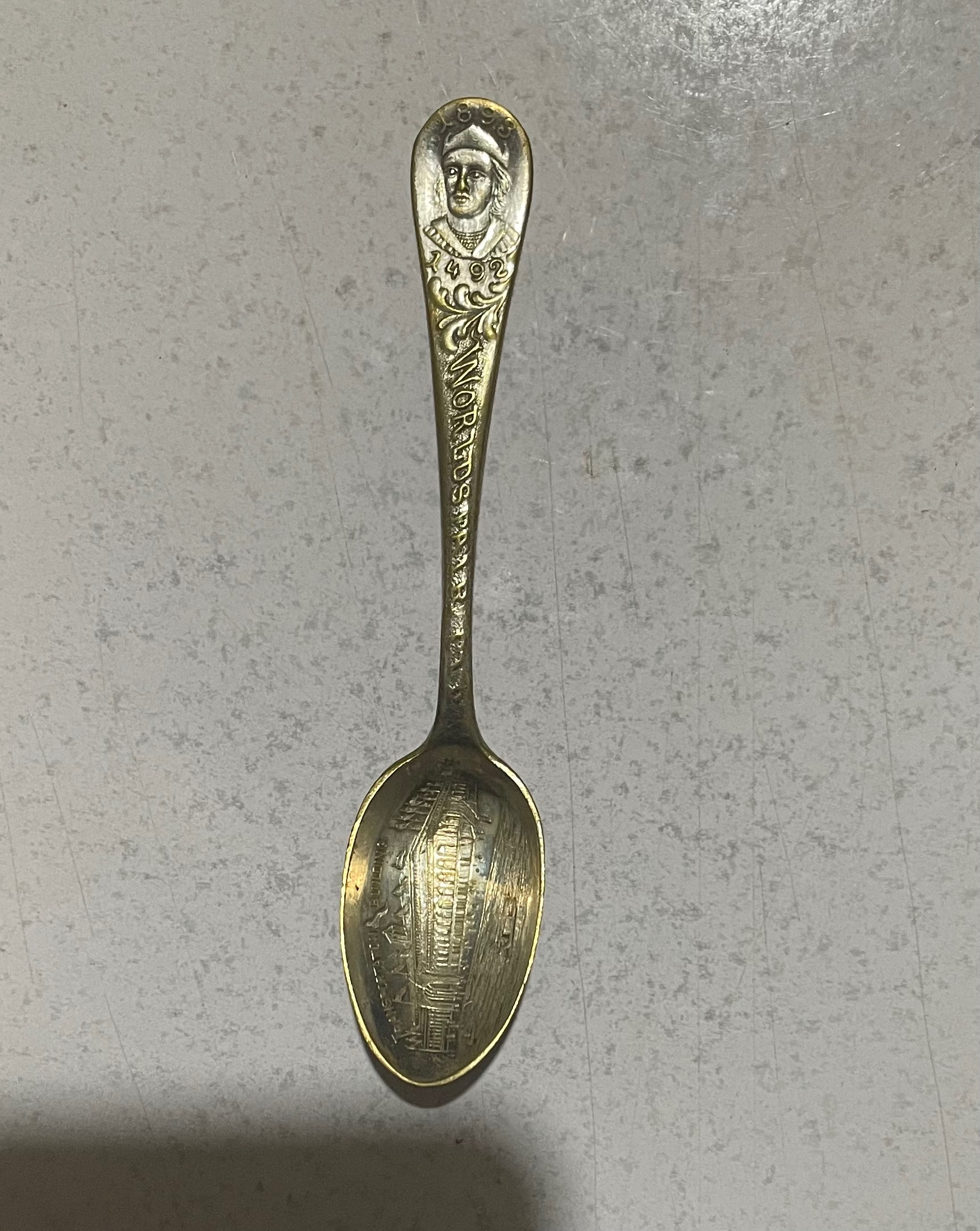 قاشق خارجی قدیمی فوق العاده زیبا
