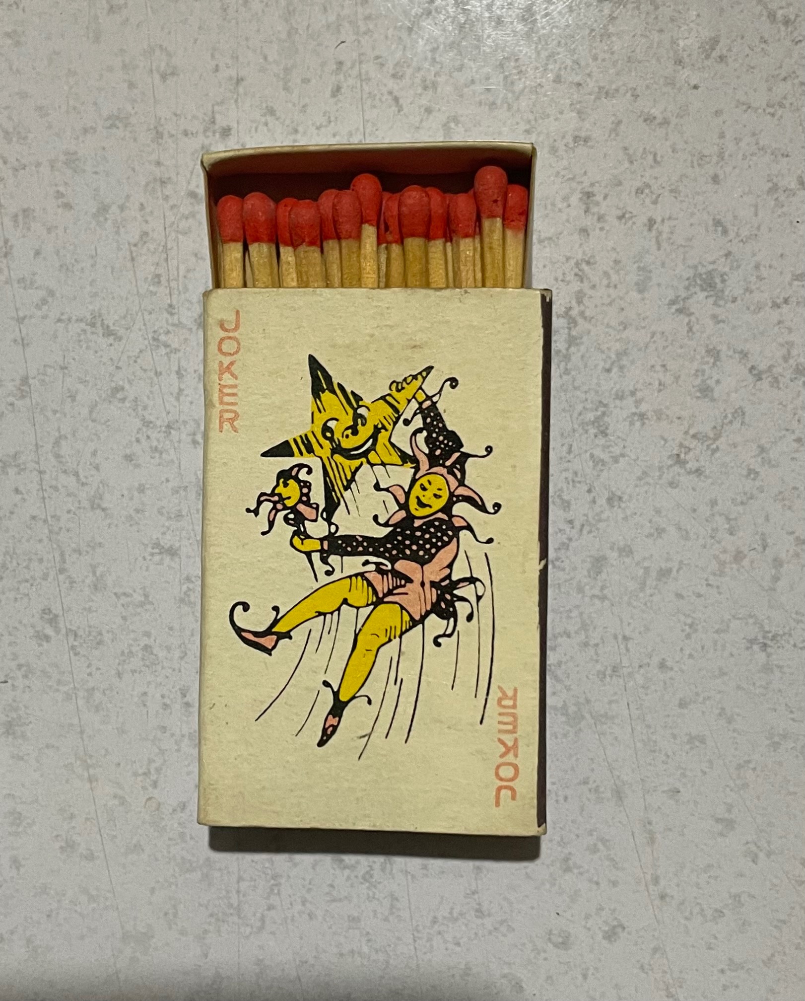  کبریت خارجی ژاپنی جوکر فوق العاده کمیاب و زیبا