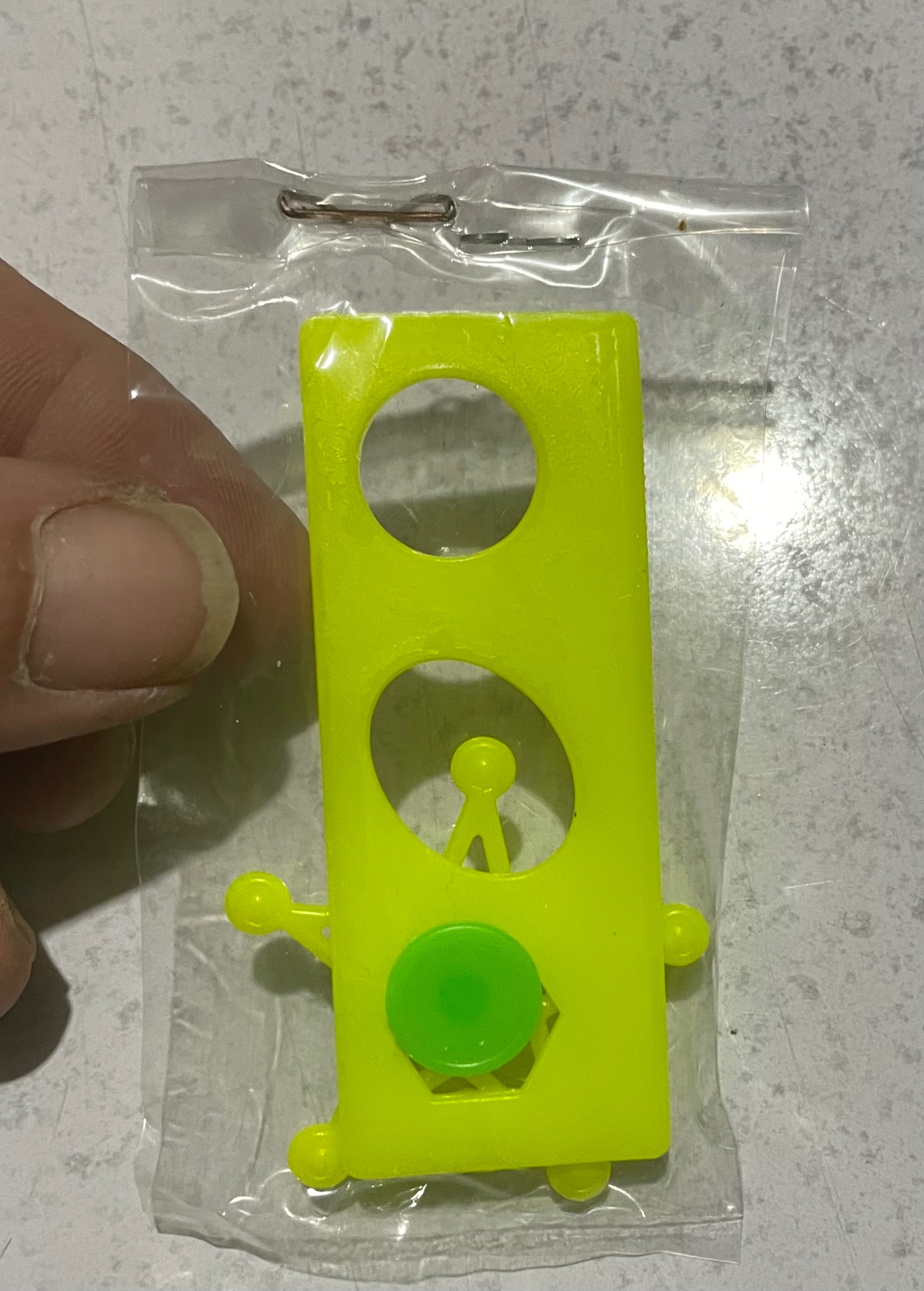 شابلون یا خط کش کوچک و اسپینر نوستالوژی