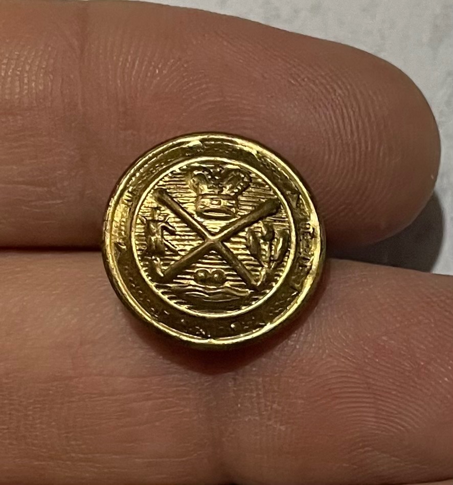 دکمه فلزی خارجی کوچک کلکسیونی