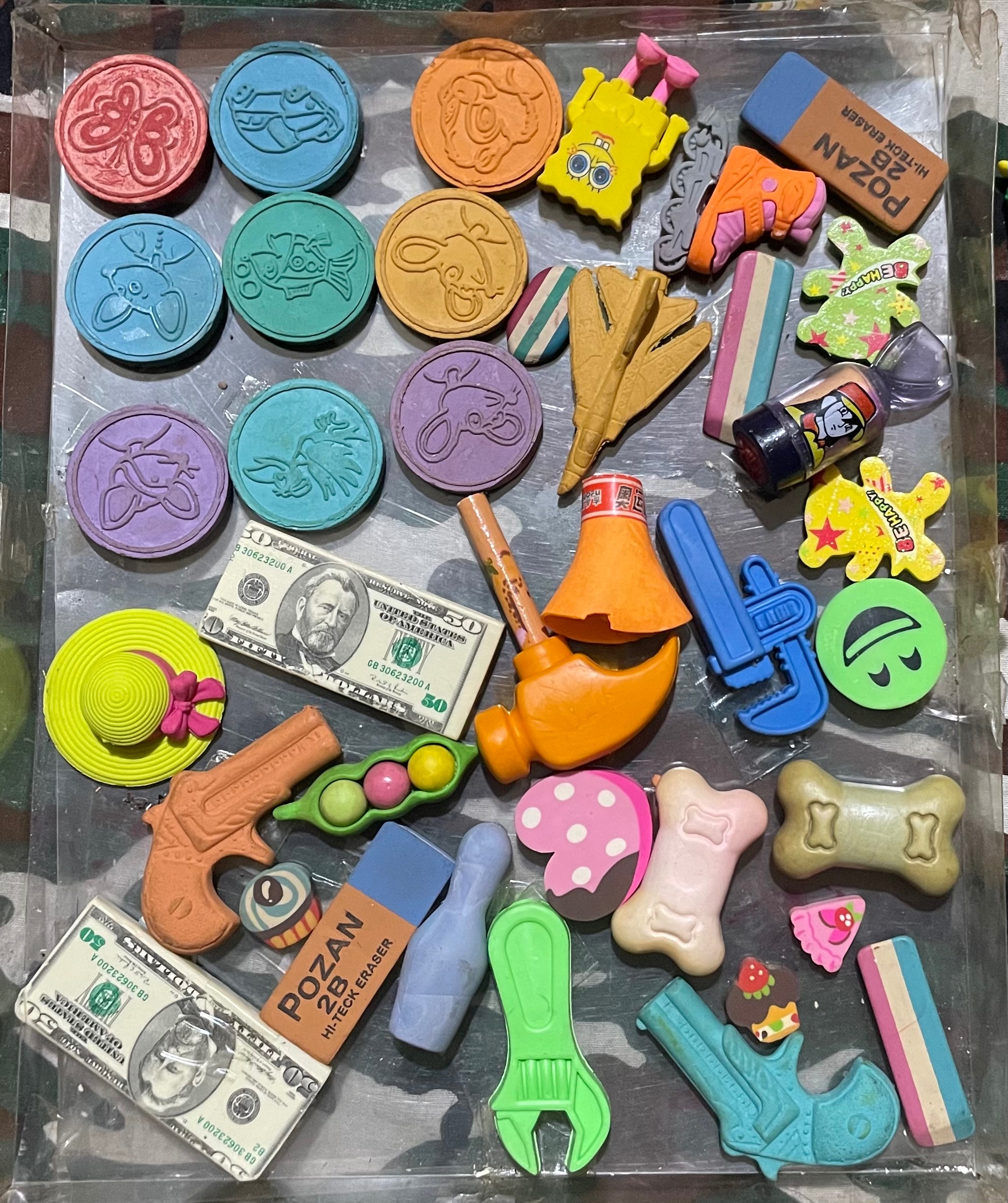 کلکسیون پاک کن های نوستالوژی دهه شصت انتخابی