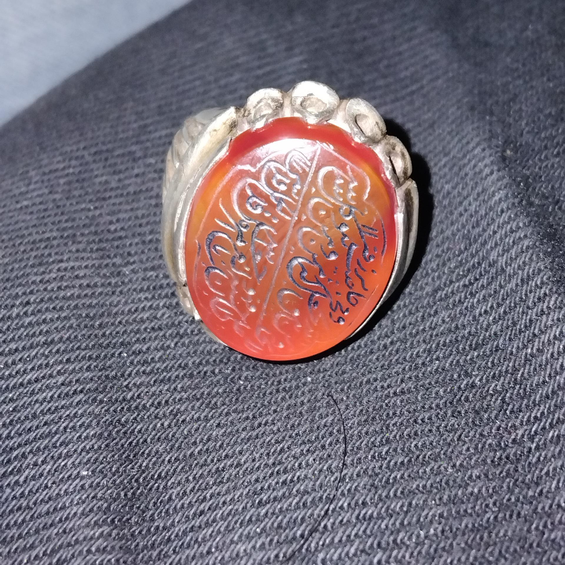 انگشتر نقره عقیق