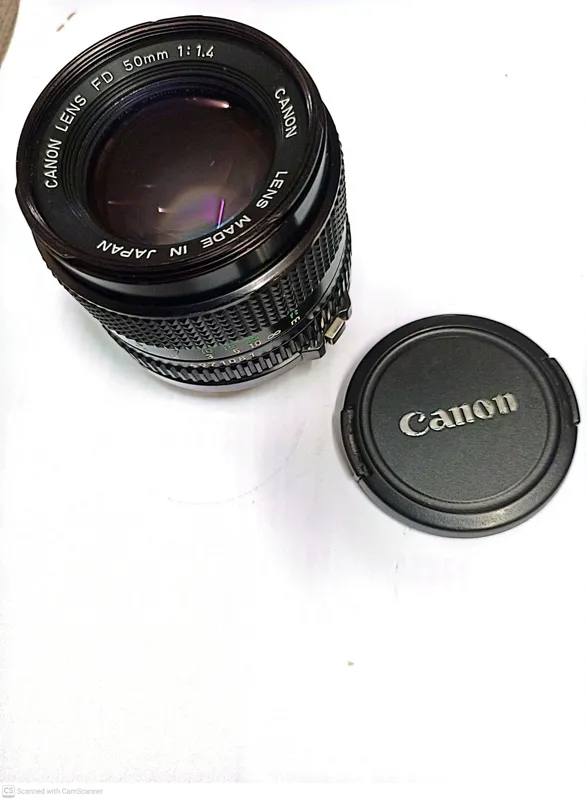 Lens canon fd 50mm f1.4