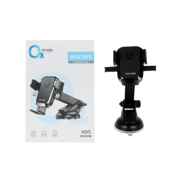 هولدر گوشی موبایل پایه دار Oxygen مدل HD5 مشکی