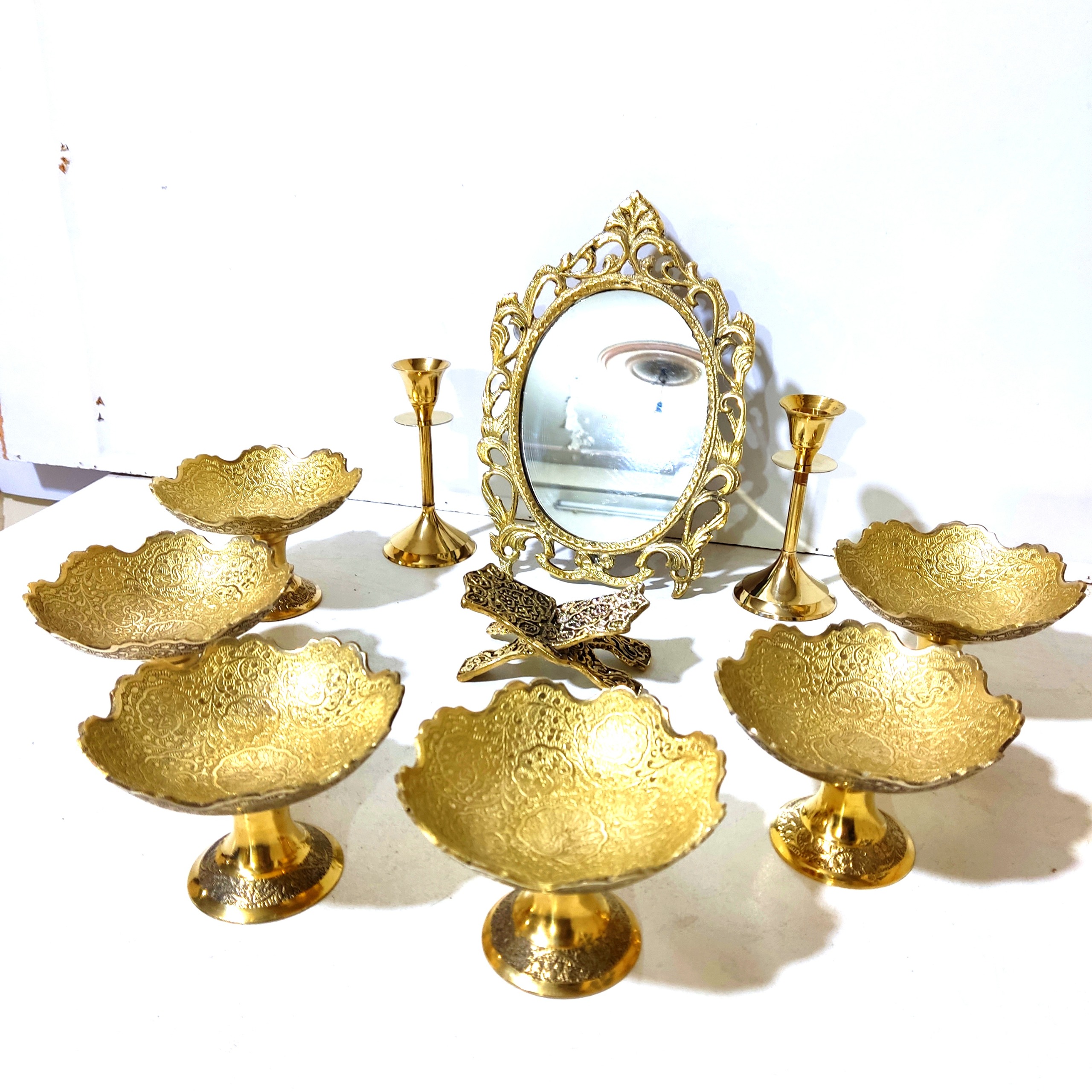 هفت سین برنجی ساخت هند هفت سین برنزی اعلا