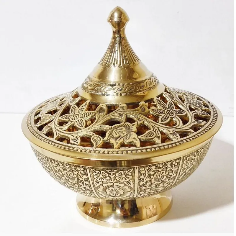 شکلاتخوری برنجی هندی مشبک قطر19 فول کیفیت