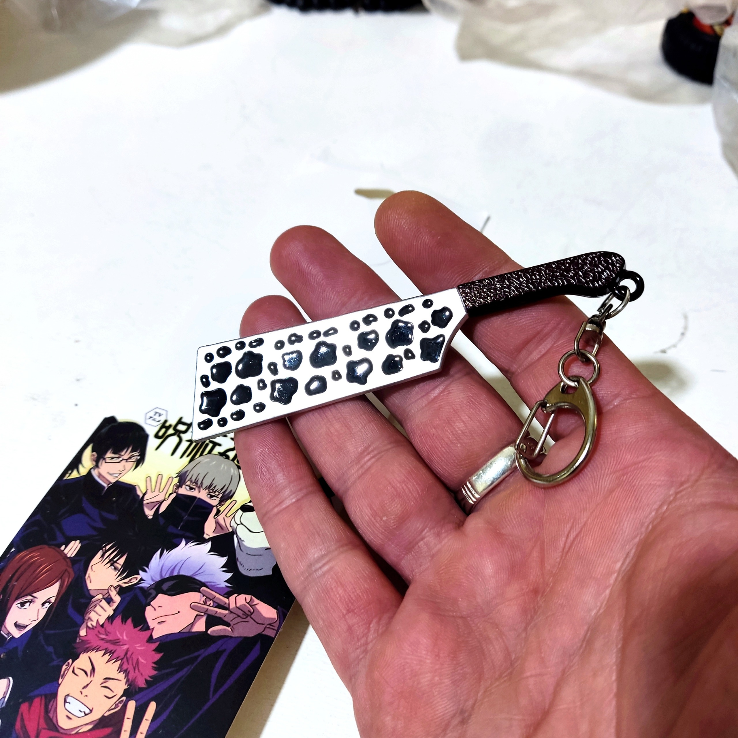 جاکلیدی ساتور انیمه تمام فلزی کلکسیونی