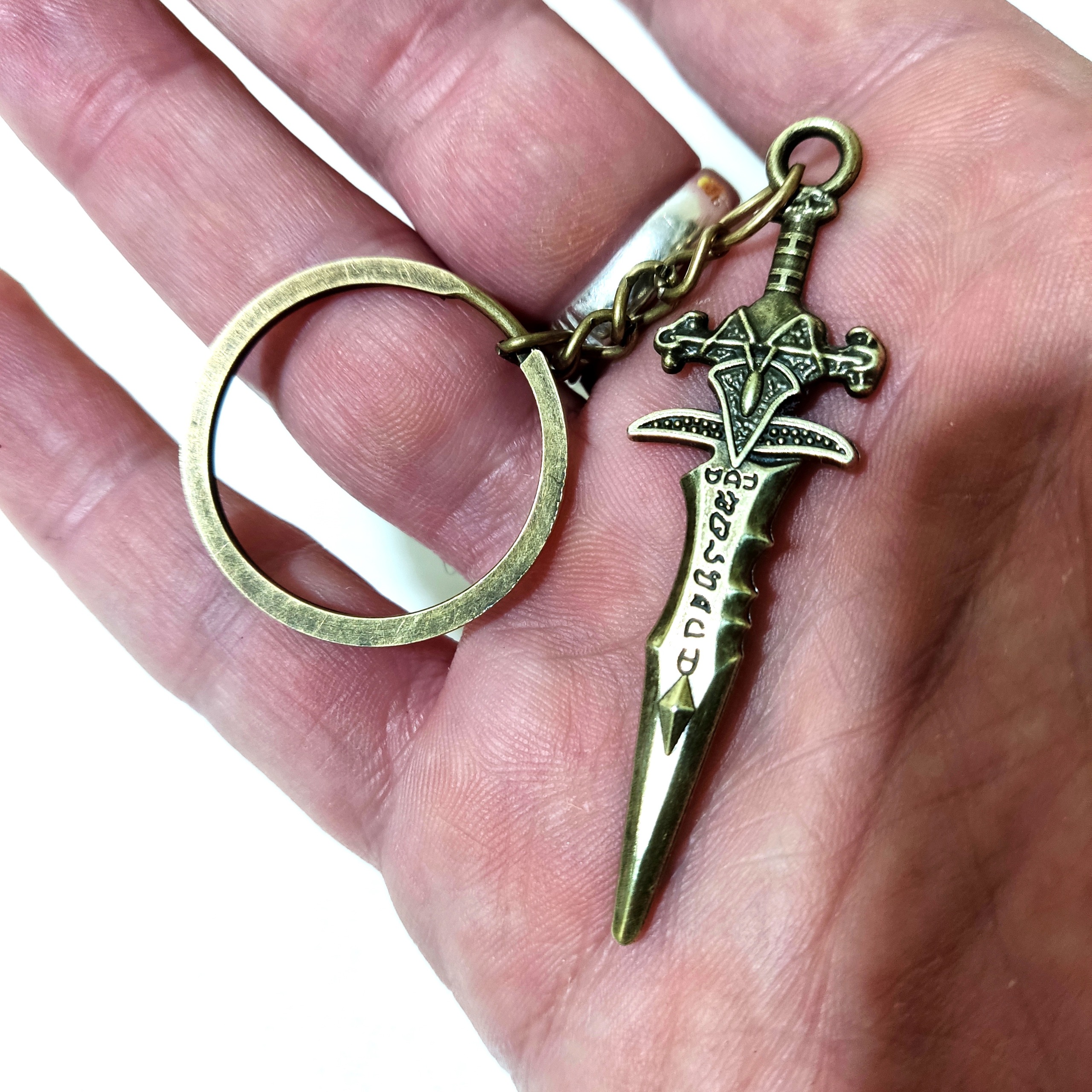 جاکلیدی شمشیر برنزی کلکسیونی زیبا خارجی