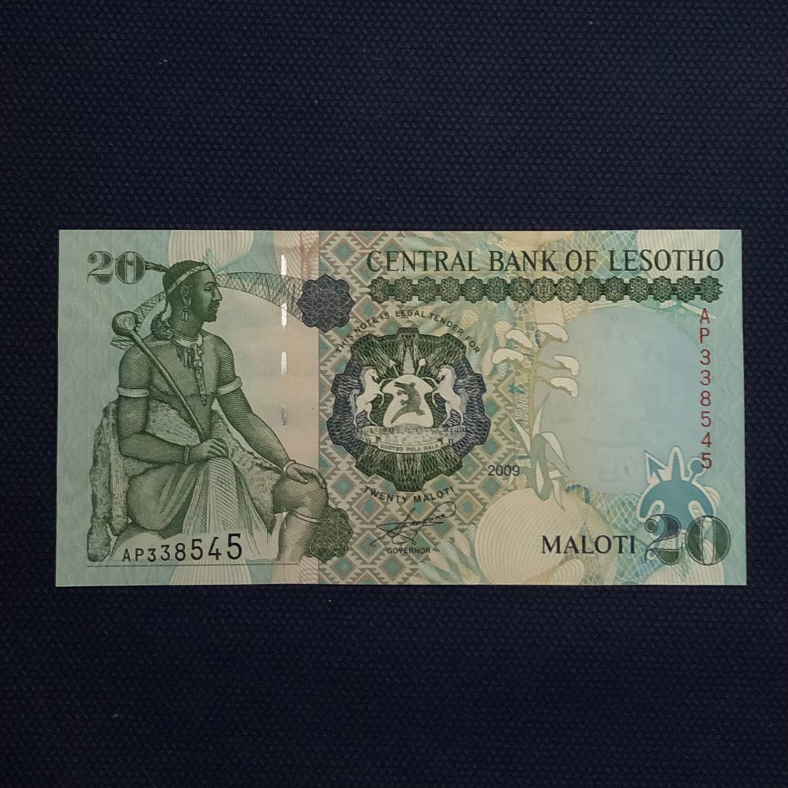 اسکناس تک بانکی 10 مالوتی لسوتو 2009