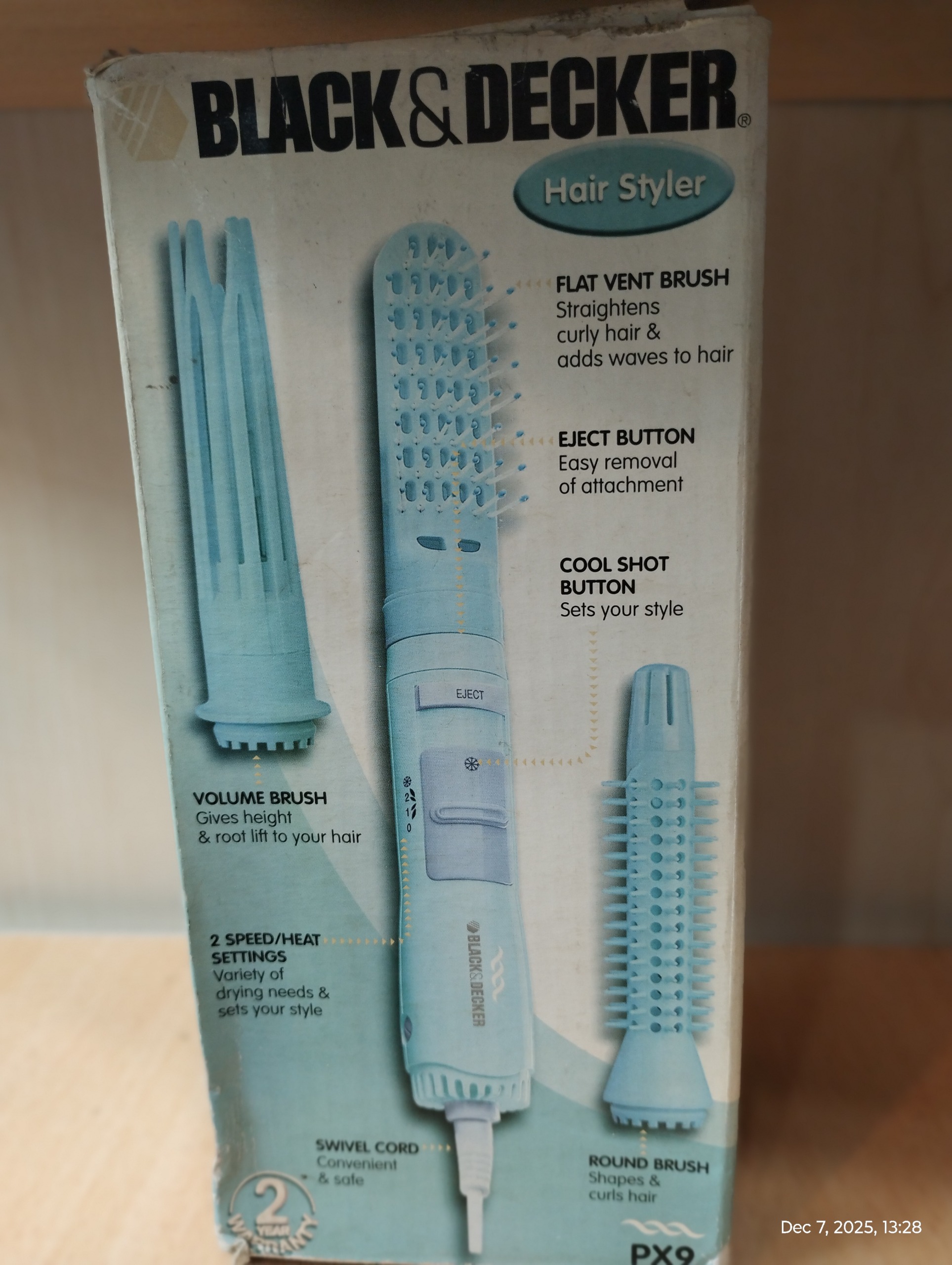 سشوار برس دار بلک اند دکر PX9