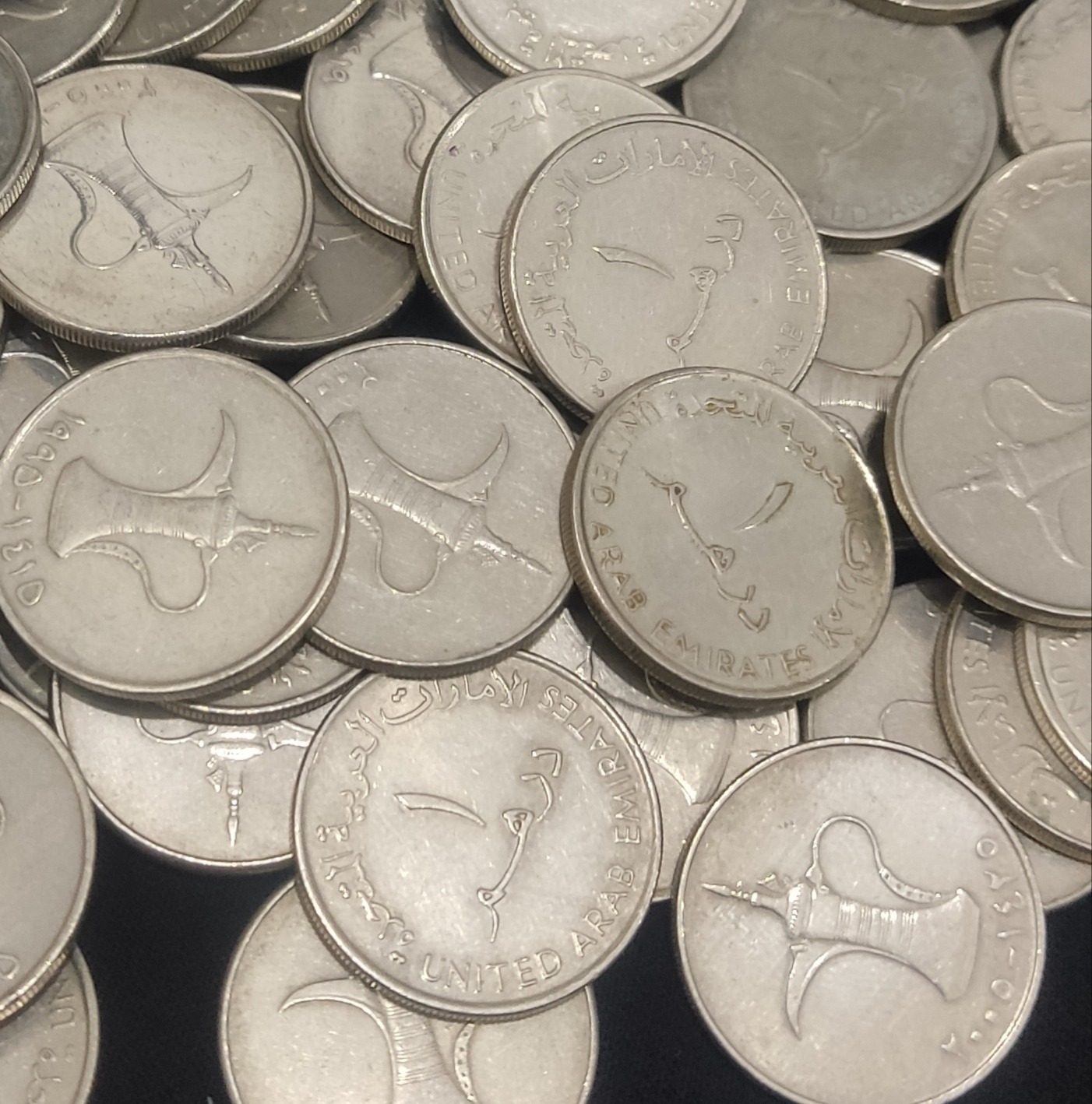 100عدد سکه یک درهم امارات