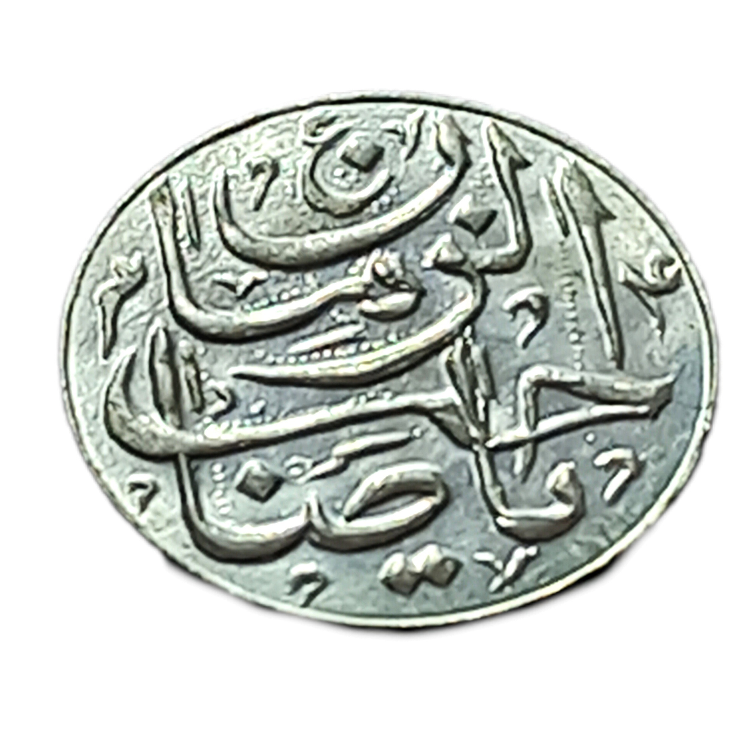 پولک نقره یا صاحب الزمان با نقش کوزه گل