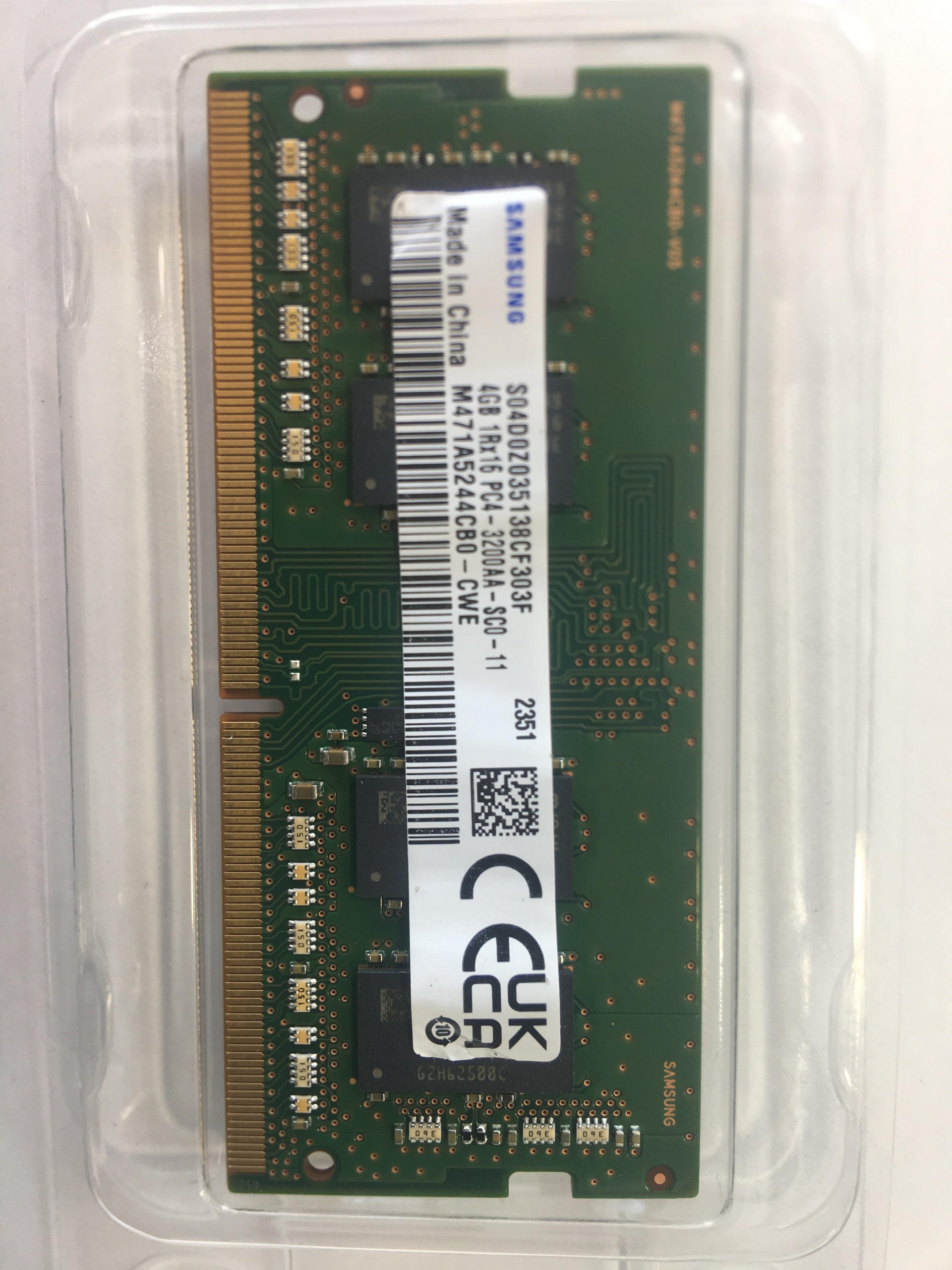 رم سامسونگ 4GB DDR4