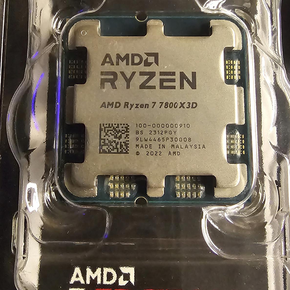 پردازنده کامپیوتر ای ام دی مدل Ryzen 7 7800X3D Box