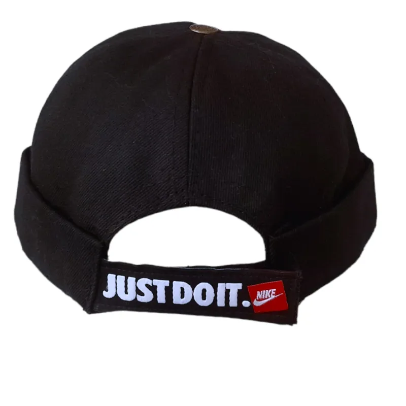 کلاه لئونی مدل JUST DO IT رنگ مشکی(فیری سایز)