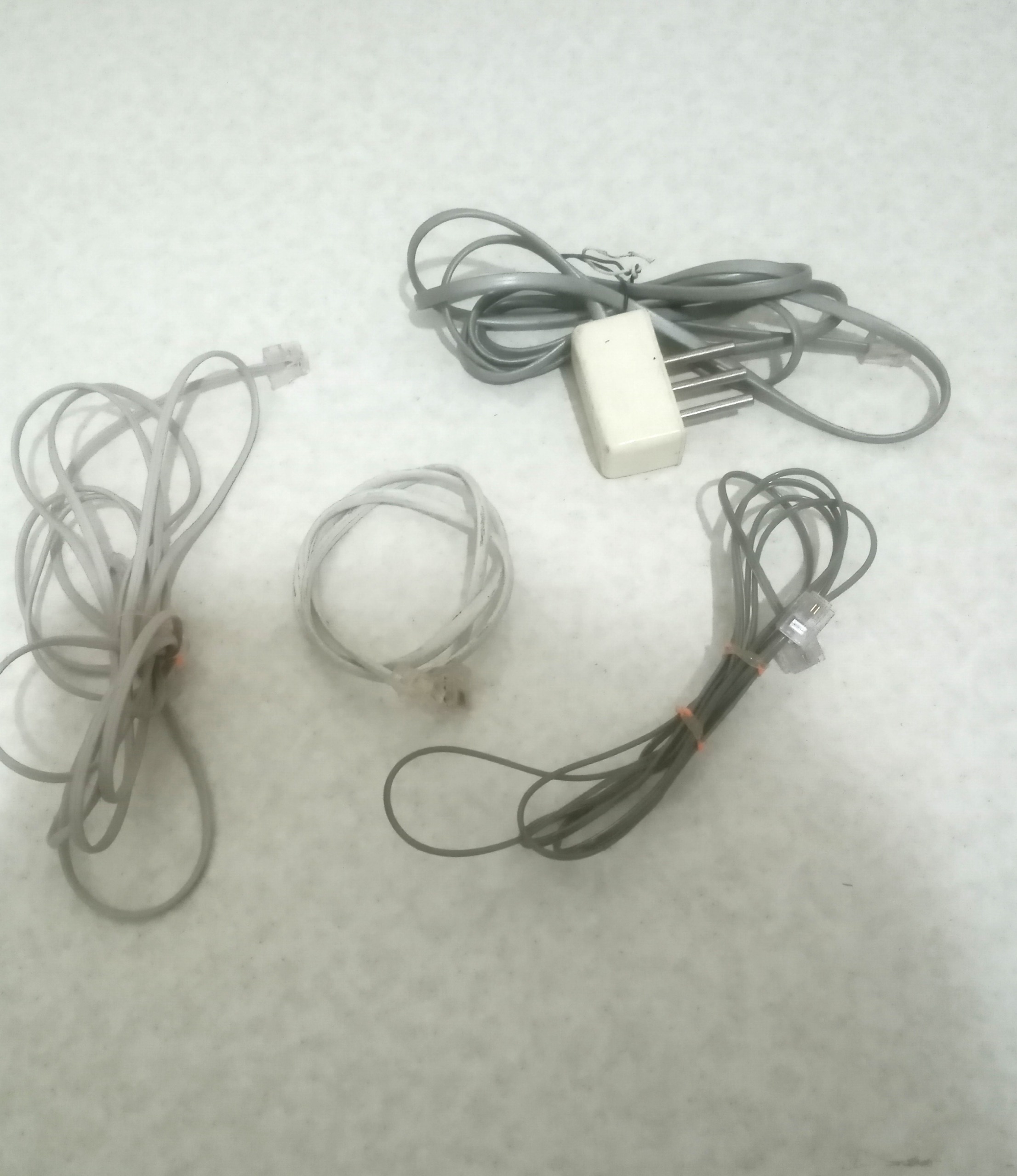 4عدد کابل تلفن قدیمی