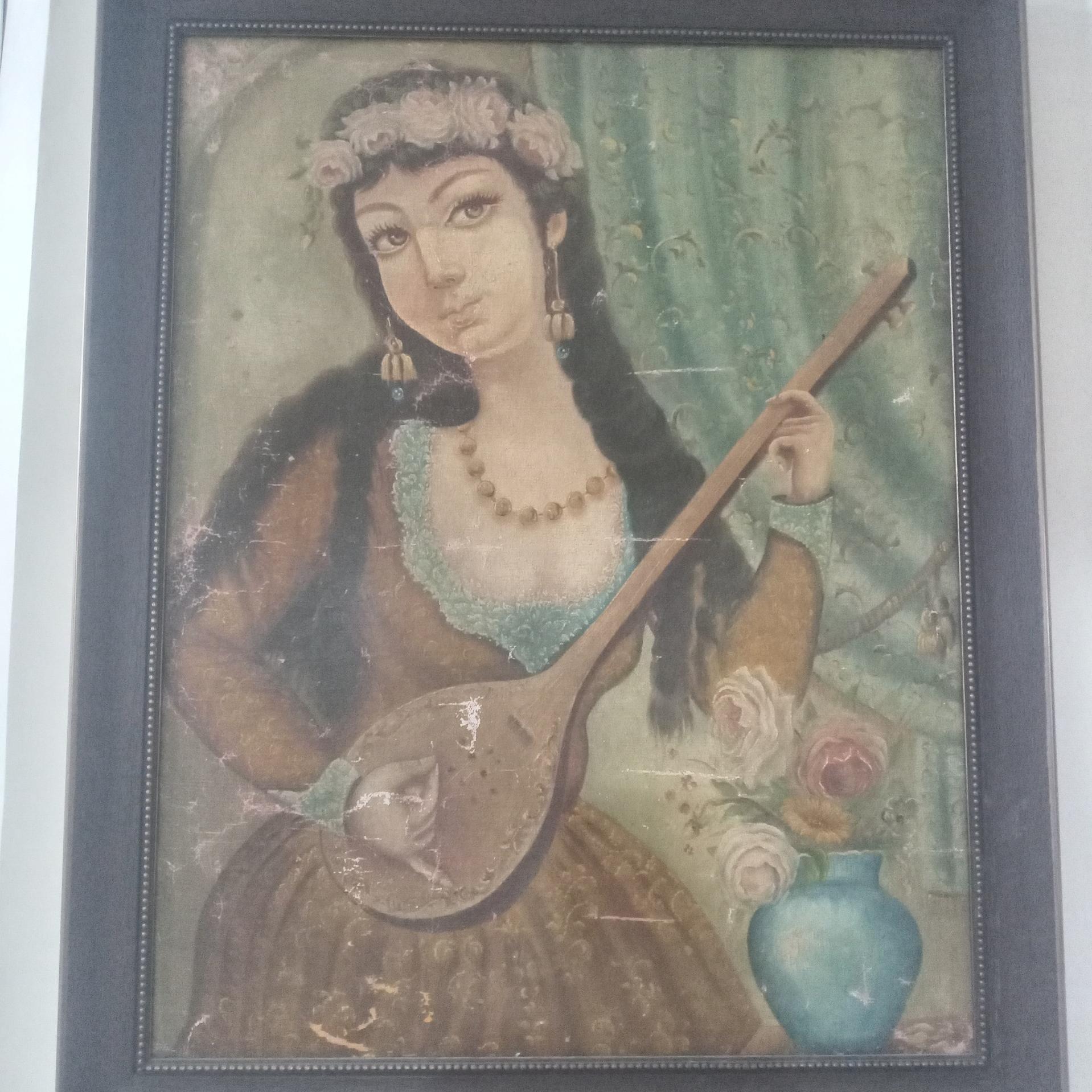 تابلو بوم ورنگ قدیمی