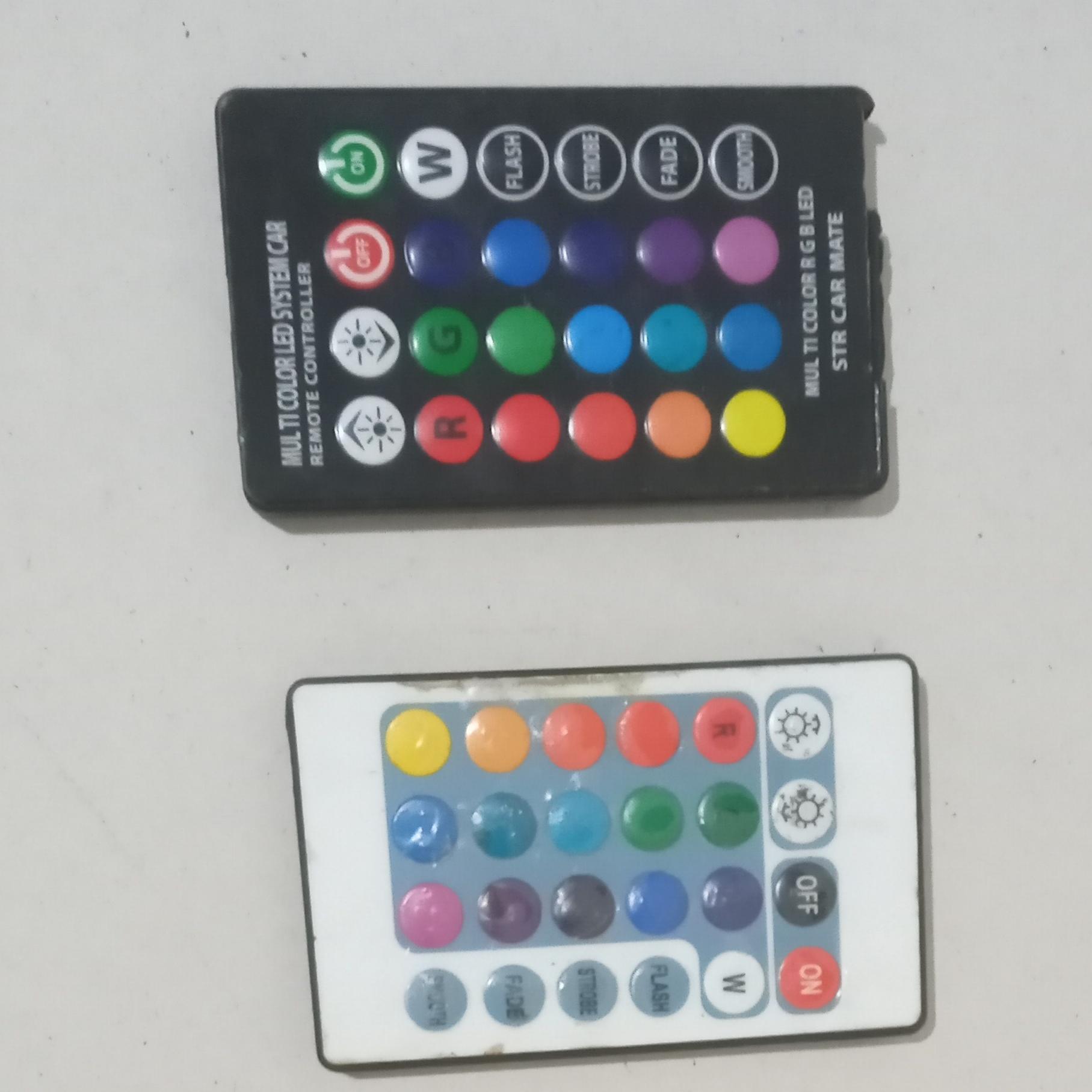 دو ریموت کنترل لامپ اس ام دی