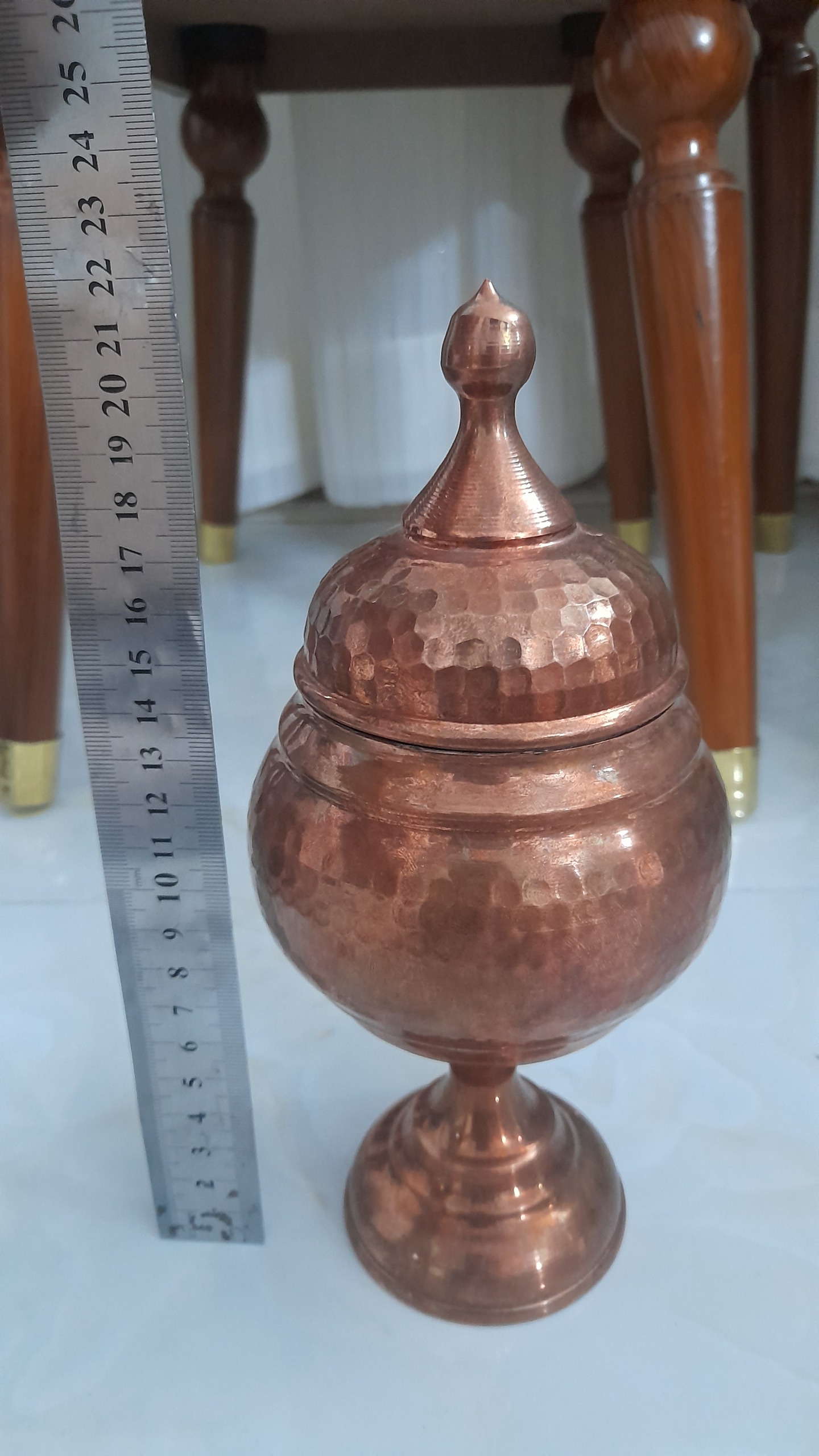 قندان مسی یا شکلات خوری