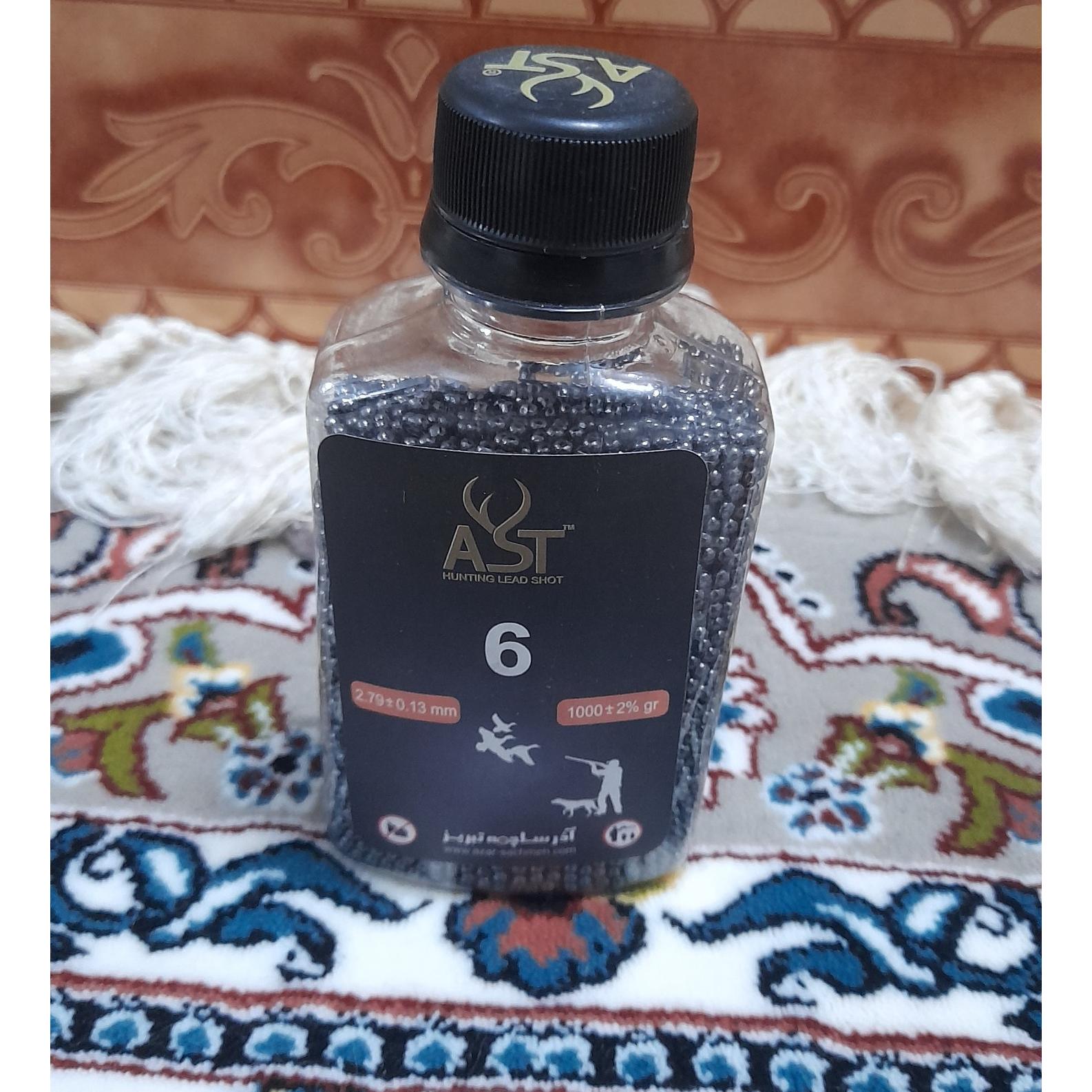 ساچمه شکاری نمره 6 آذر بسته پلمپ