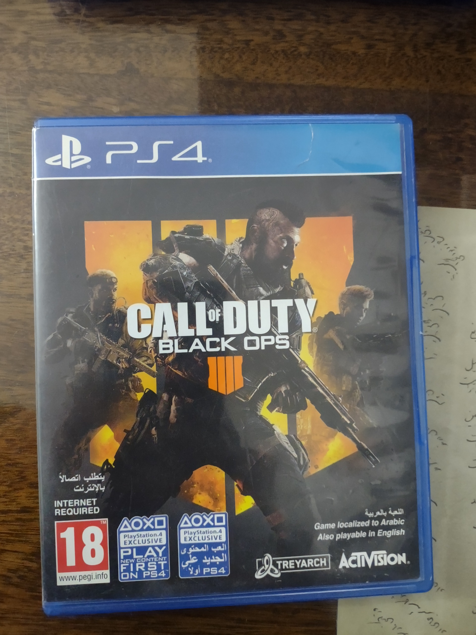بازی Call of duty black ops4 ps4