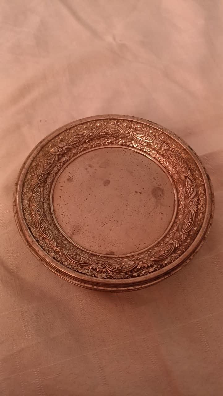جا سیگاری برنجی قدیمی