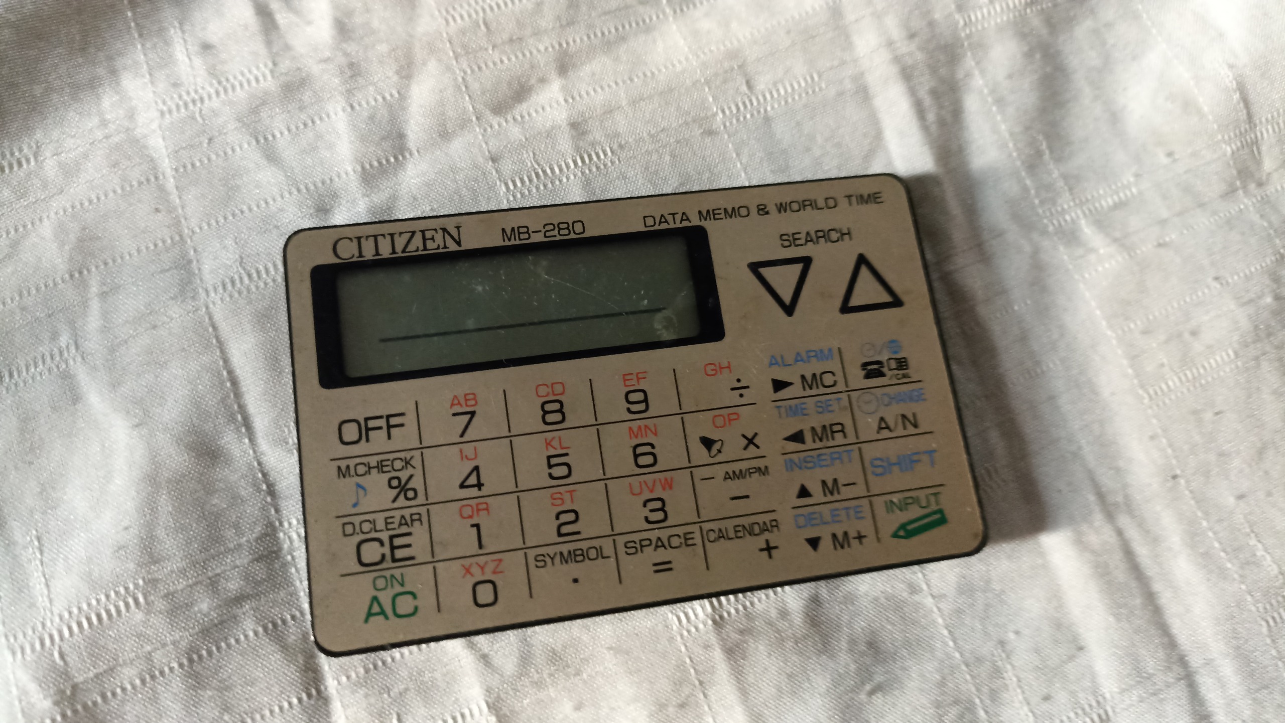 ماشین حساب سالم قدیمی سیتیزن