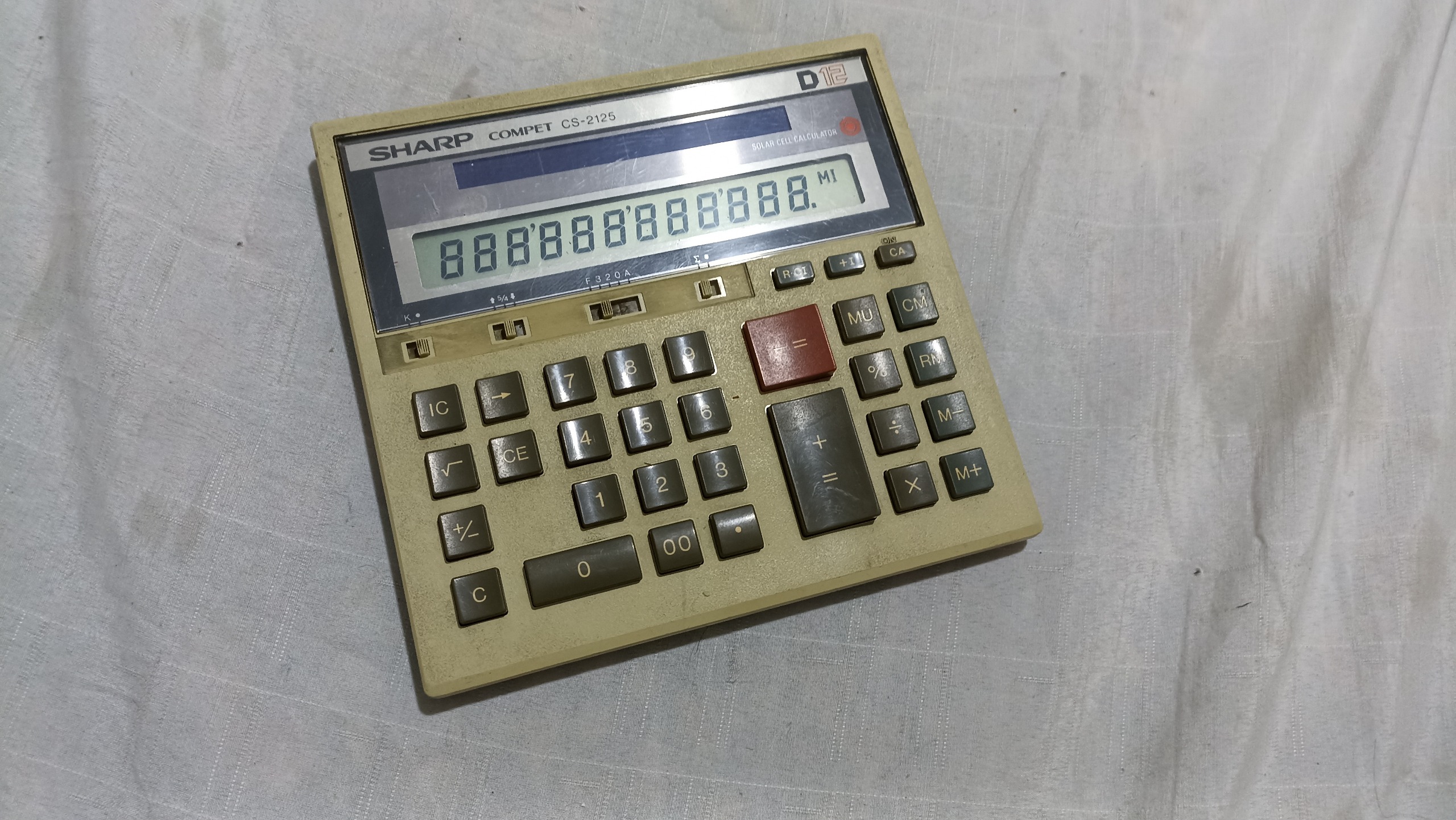ماشین حساب شارپ نوری اصلی قدیمی