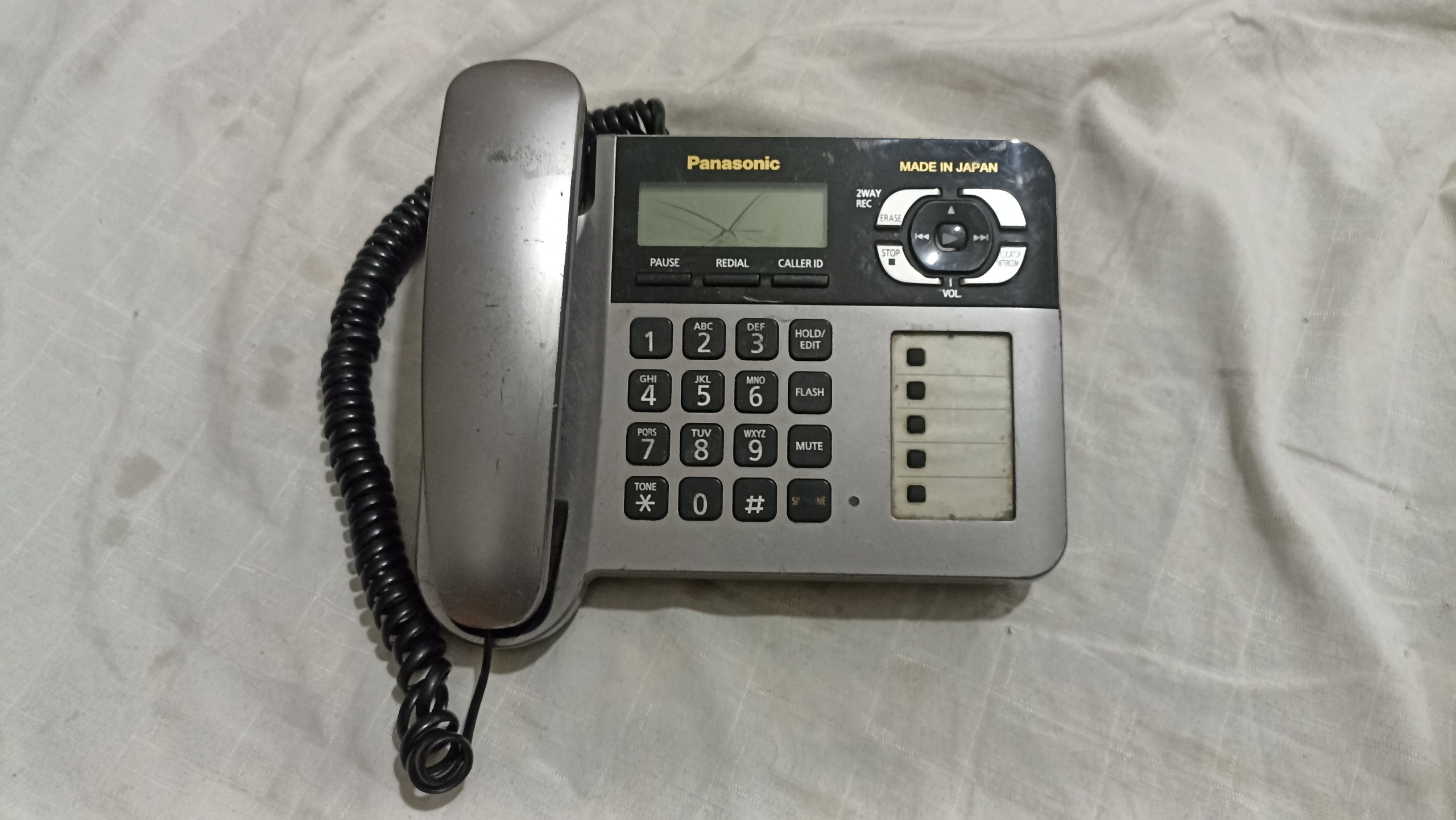 تلفن پاناسونیک سالم با آداپتور