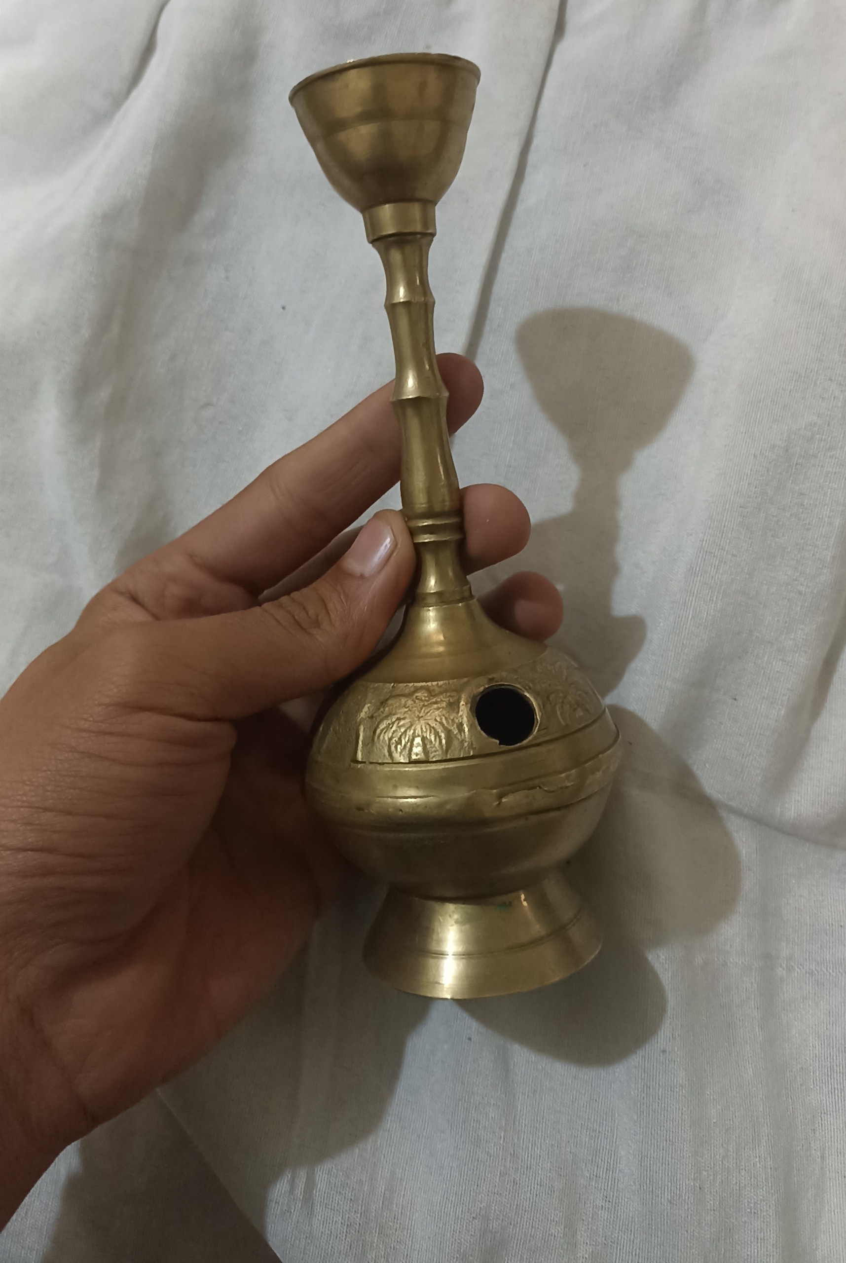 قلیان برنجی کوچک