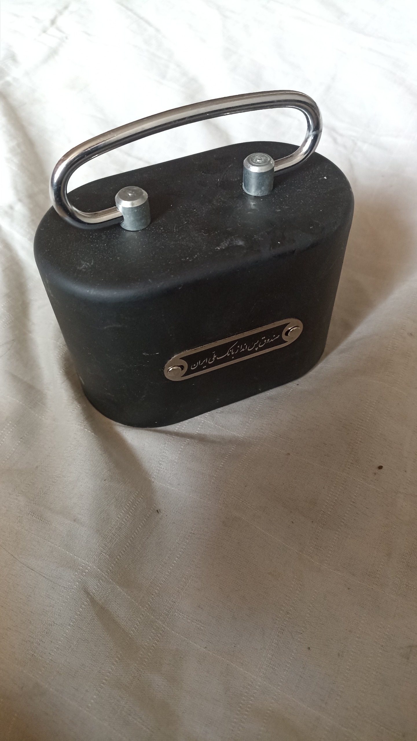 قلک قدیمی آهنی بانک ملی بدون کلید