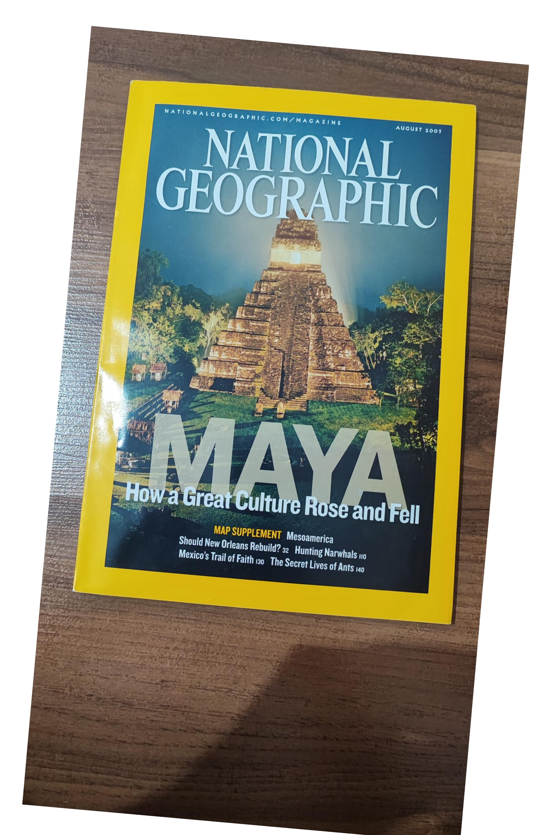 مجله نشنال جغرافی مایاها