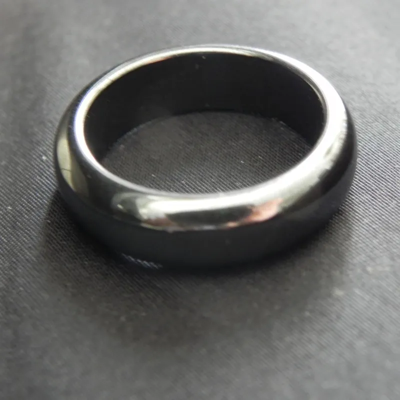 حلقه سنگی حدید معدنی انگشتری سایز6یا51_52