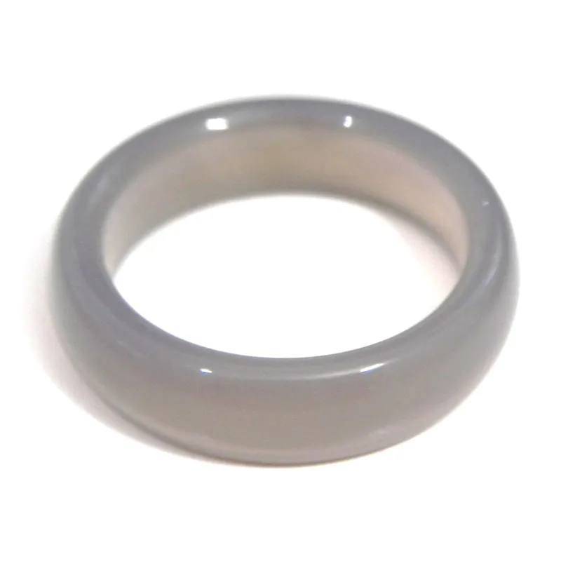 حلقه سنگی عقیق دودی طوسی اصل انگشتر سایز16 یا 50