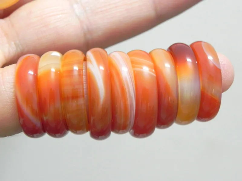 حلقه سنگ عقیق سرخ سفید سلیمانی اصل سایز1.8-57