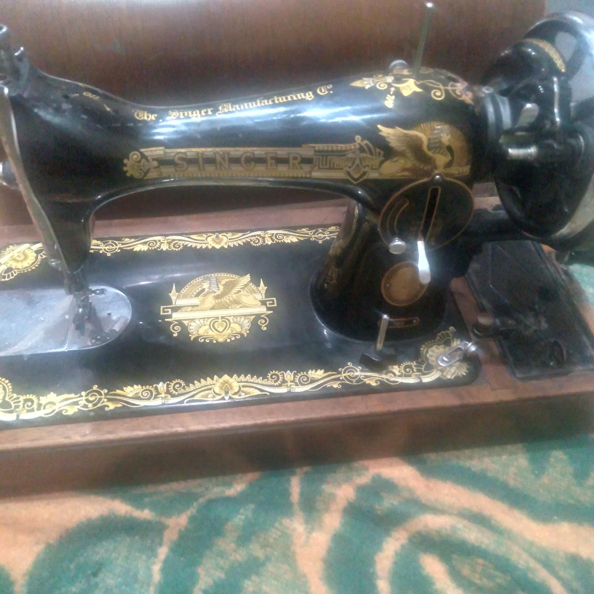 چرخ خیاطی سینگر انگلیسی قدیمی