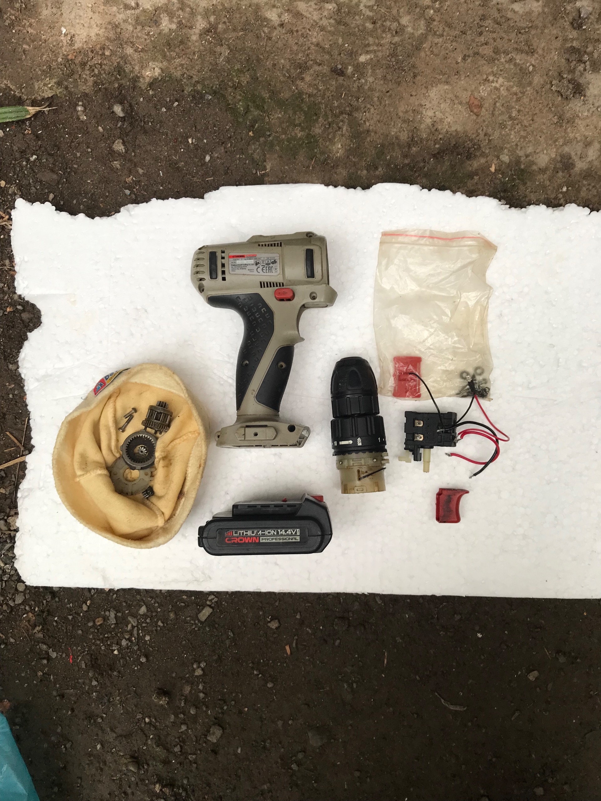 دریل پیچگوشتی شارژی کرون