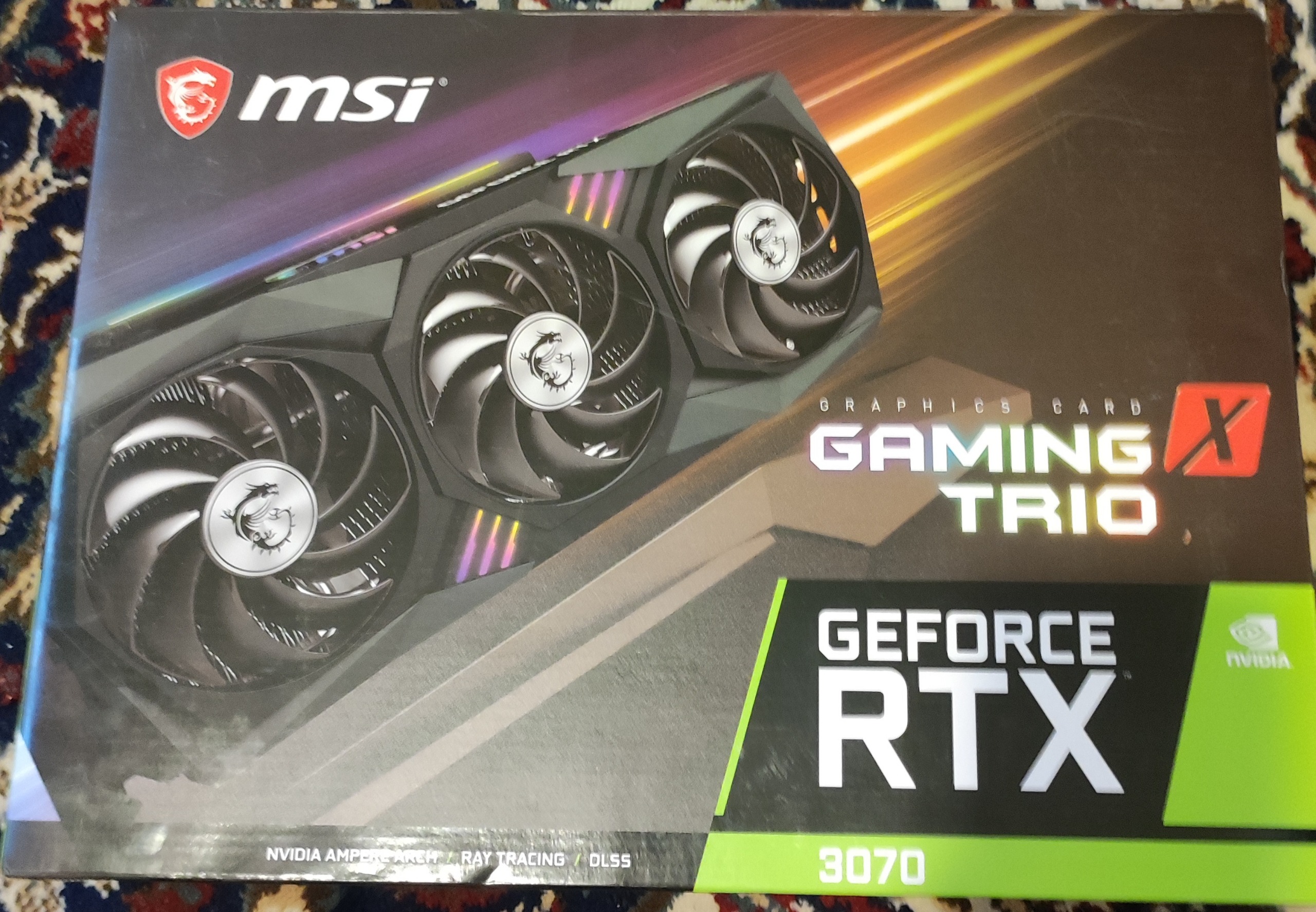 کارت گرافیک rtx3070 msi x trio