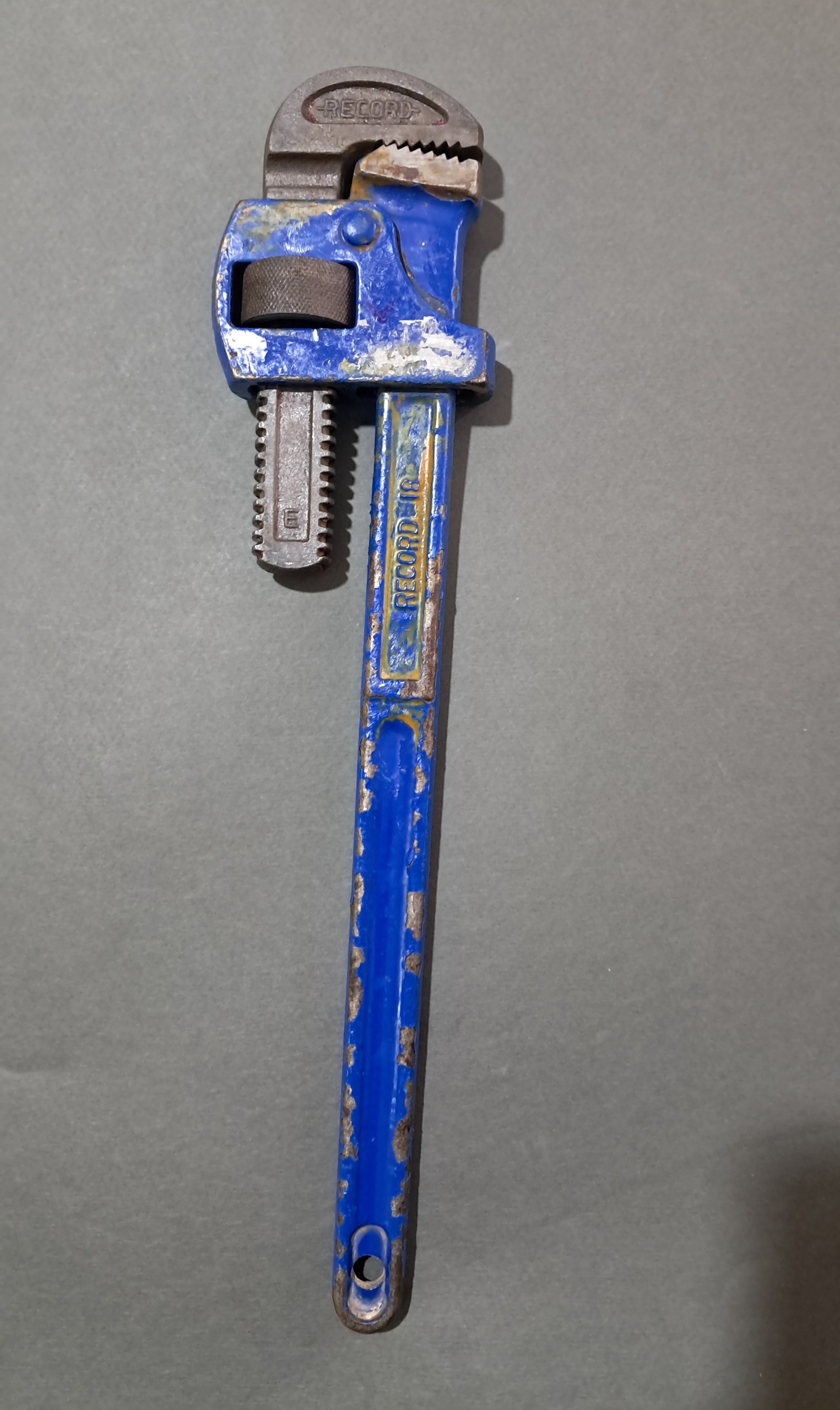 اچار لوله گیر انگلیسی رکورد 18 اینچ طلای عتیقه