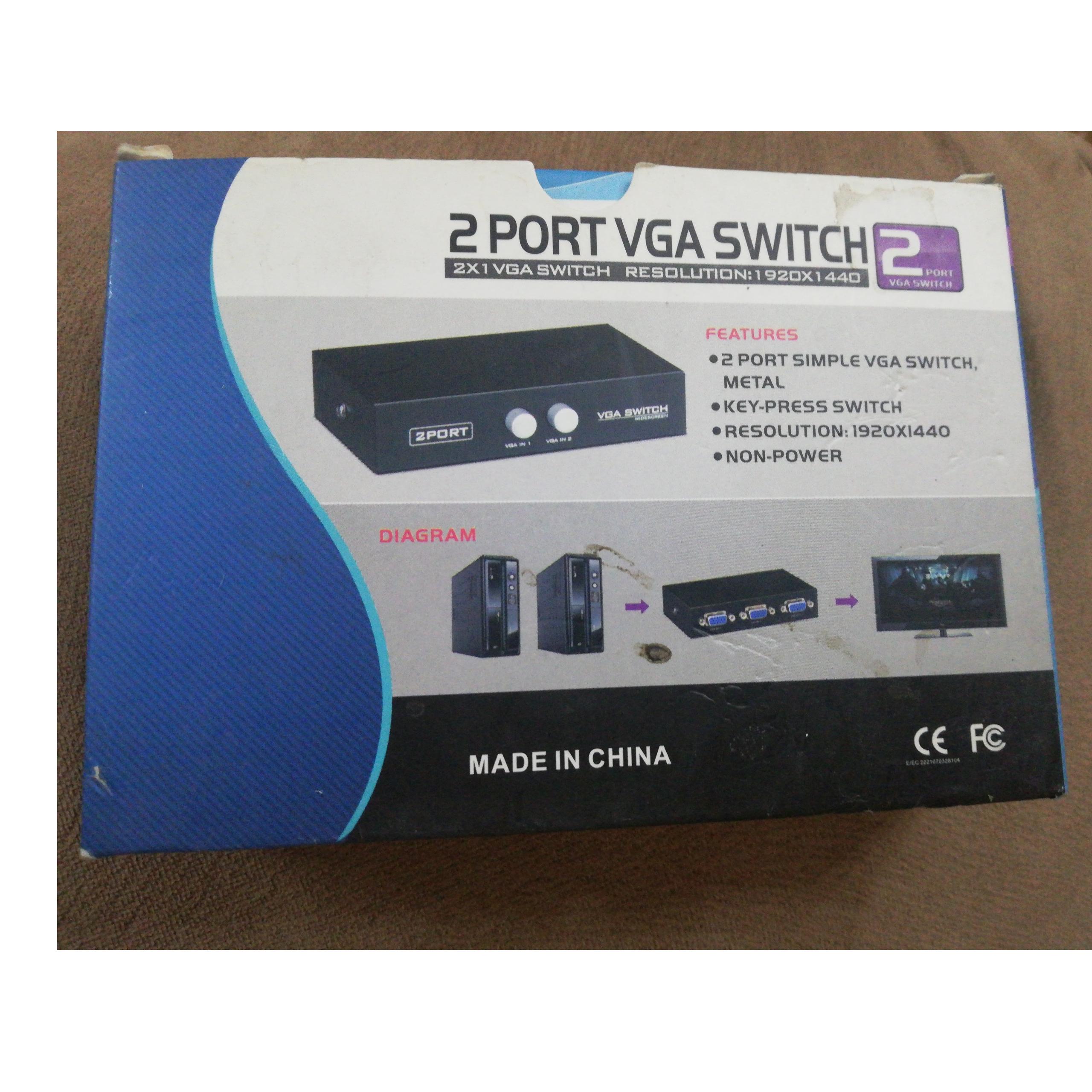 سوئیچ دستی VGA دو پورت
