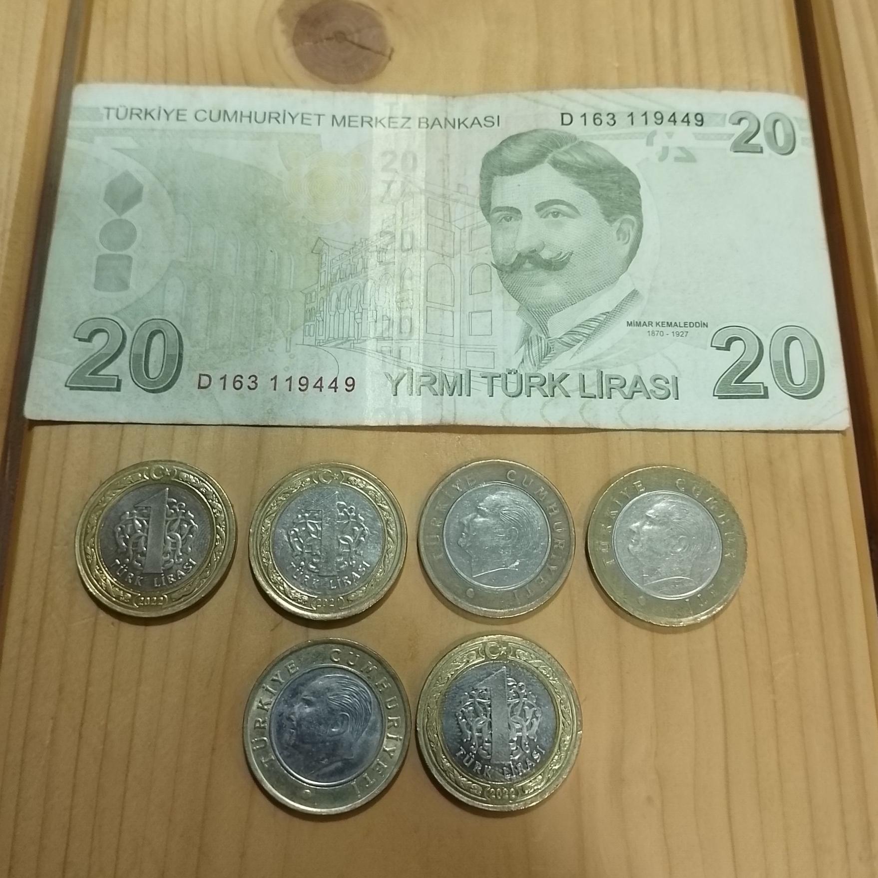 اسکناس و سکه لیر ترکیه
