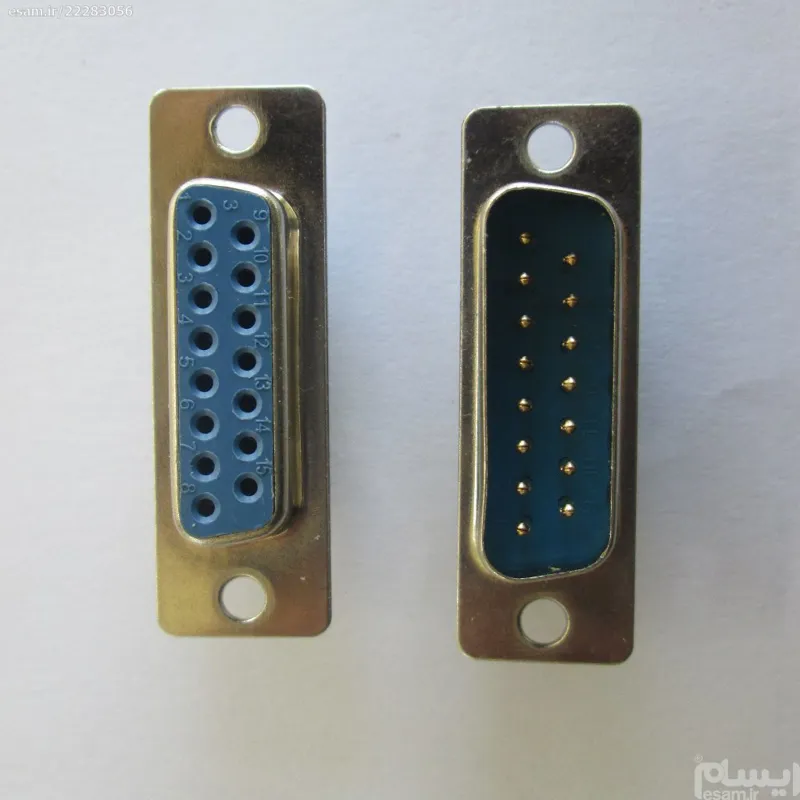 کانکتور نری و مادگی 15 پین (2 جفت) DB15