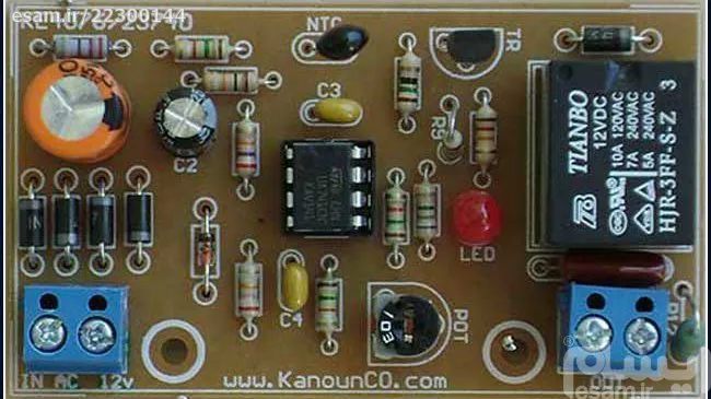 کیت ترموستات الکترونیک با NTC مدل 4076