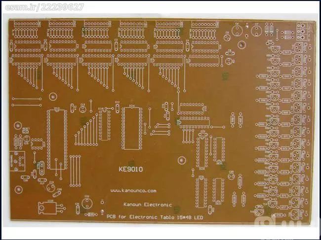 فیبر کنترل کیت تابلو روان با 720 LED مدل 9010